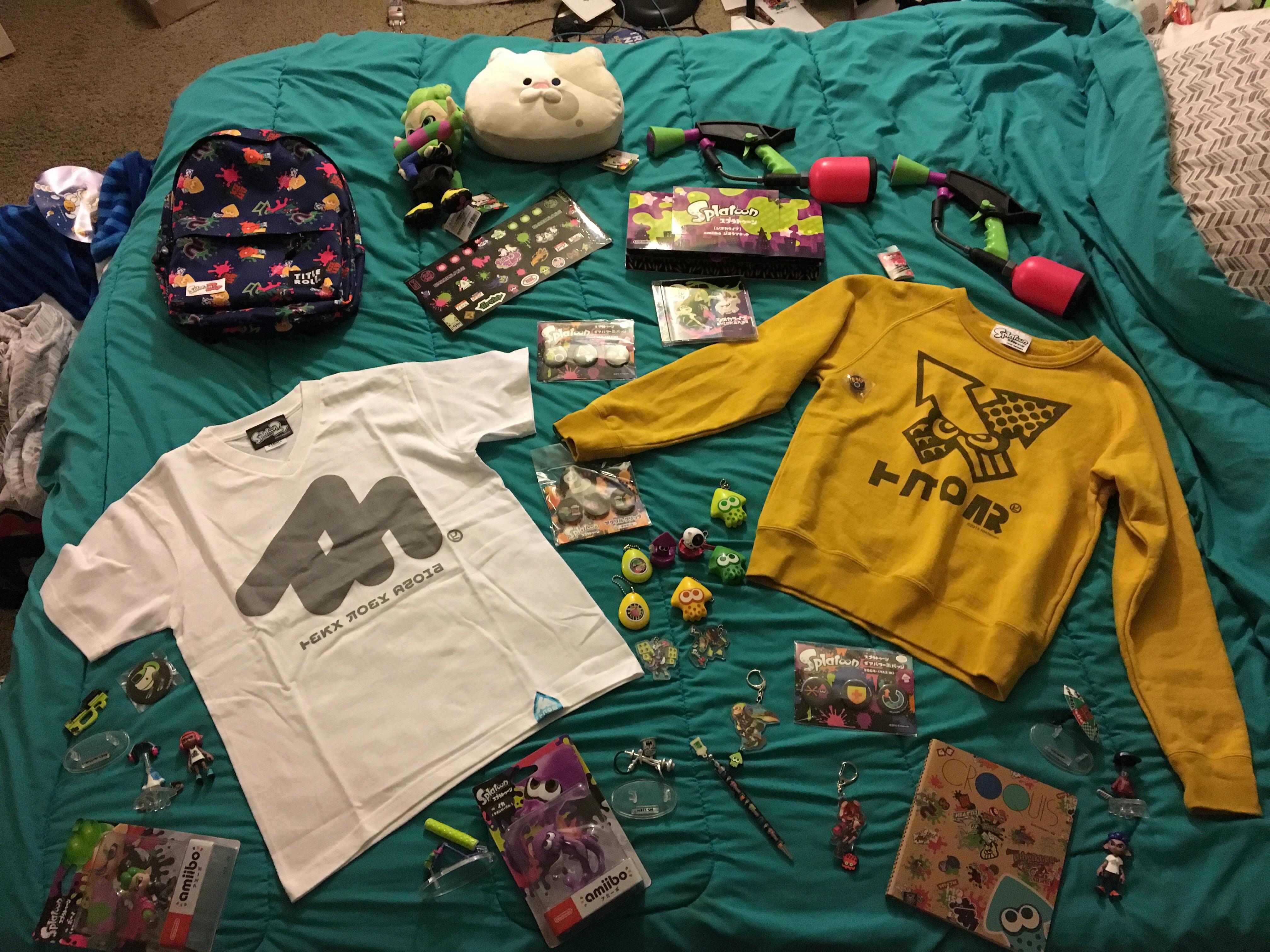 Splatoon merch haul from Japan! r/splatoon