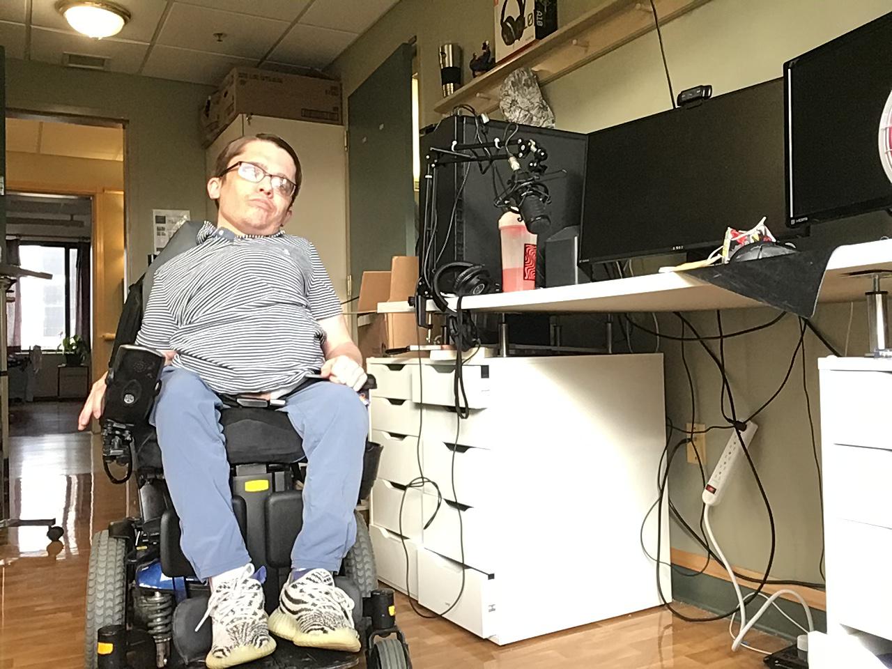 I see your car gaming chair and raise you my 38k power wheelchair