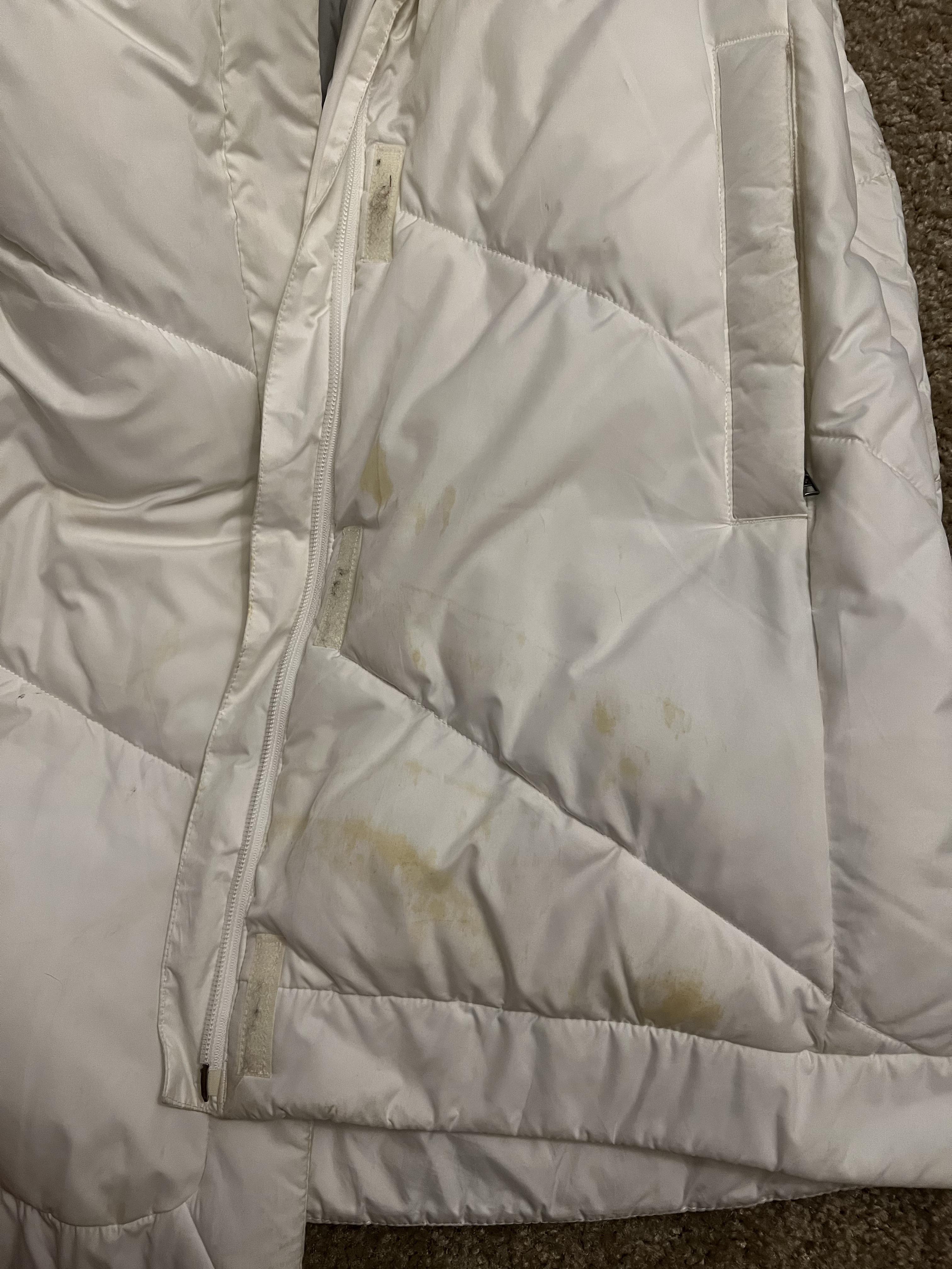 Any cleaning tips to get a super mysterious yellow stain off a white