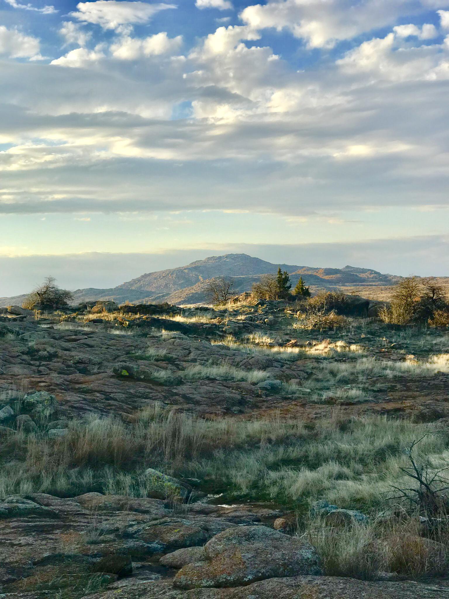 expanse of wilderness at the Wichita Mountains National