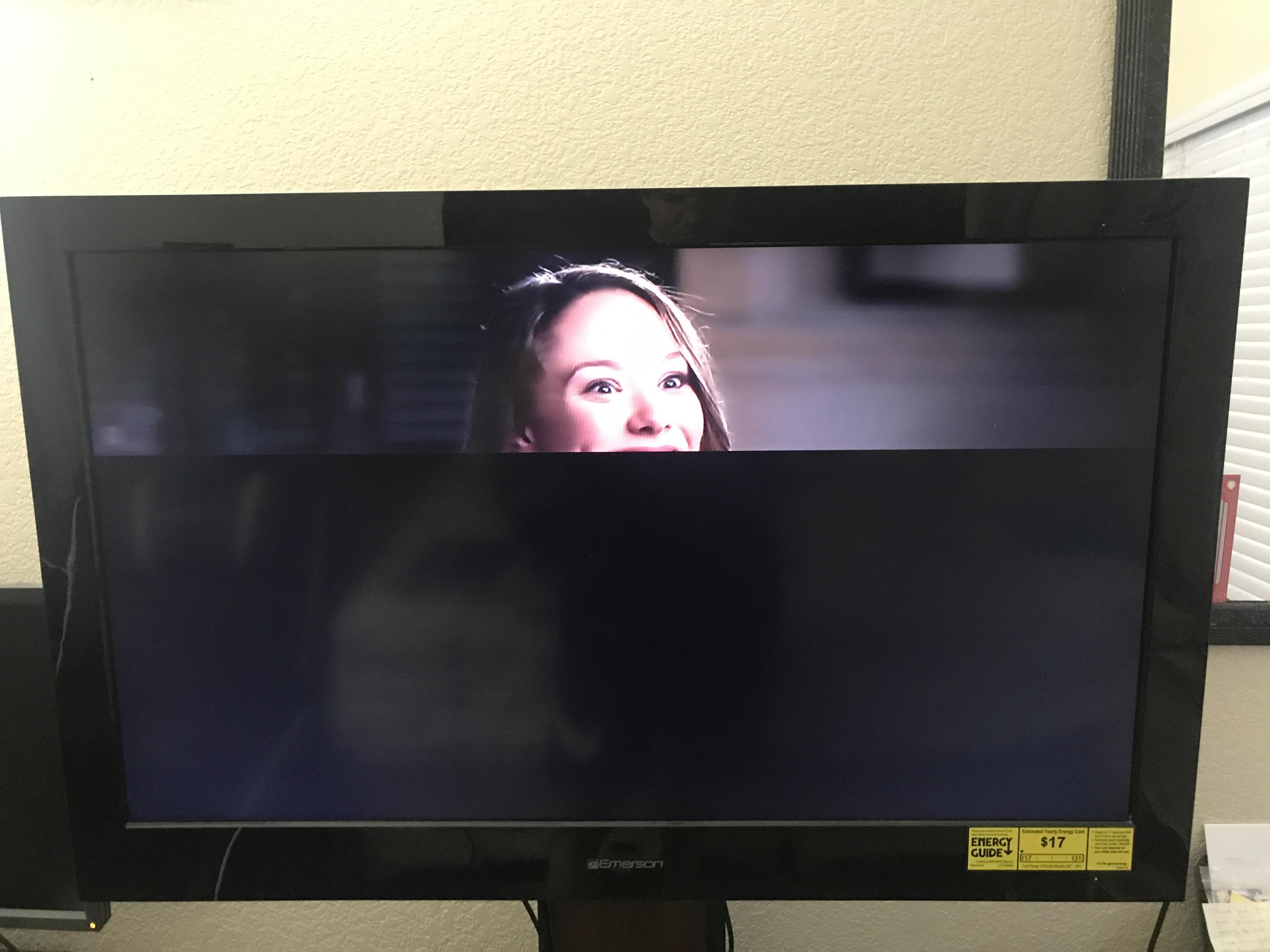 Anyone have any idea how this happen? Turn my tv off last night then