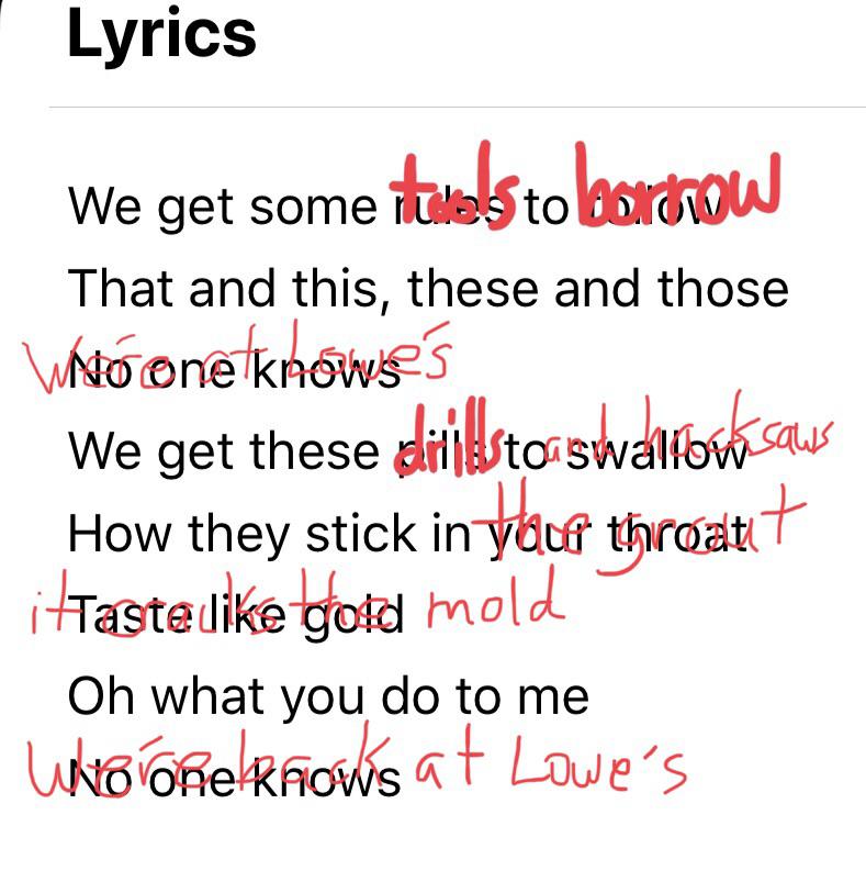 No One Knows?.(lyric rewrite) r/qotsa