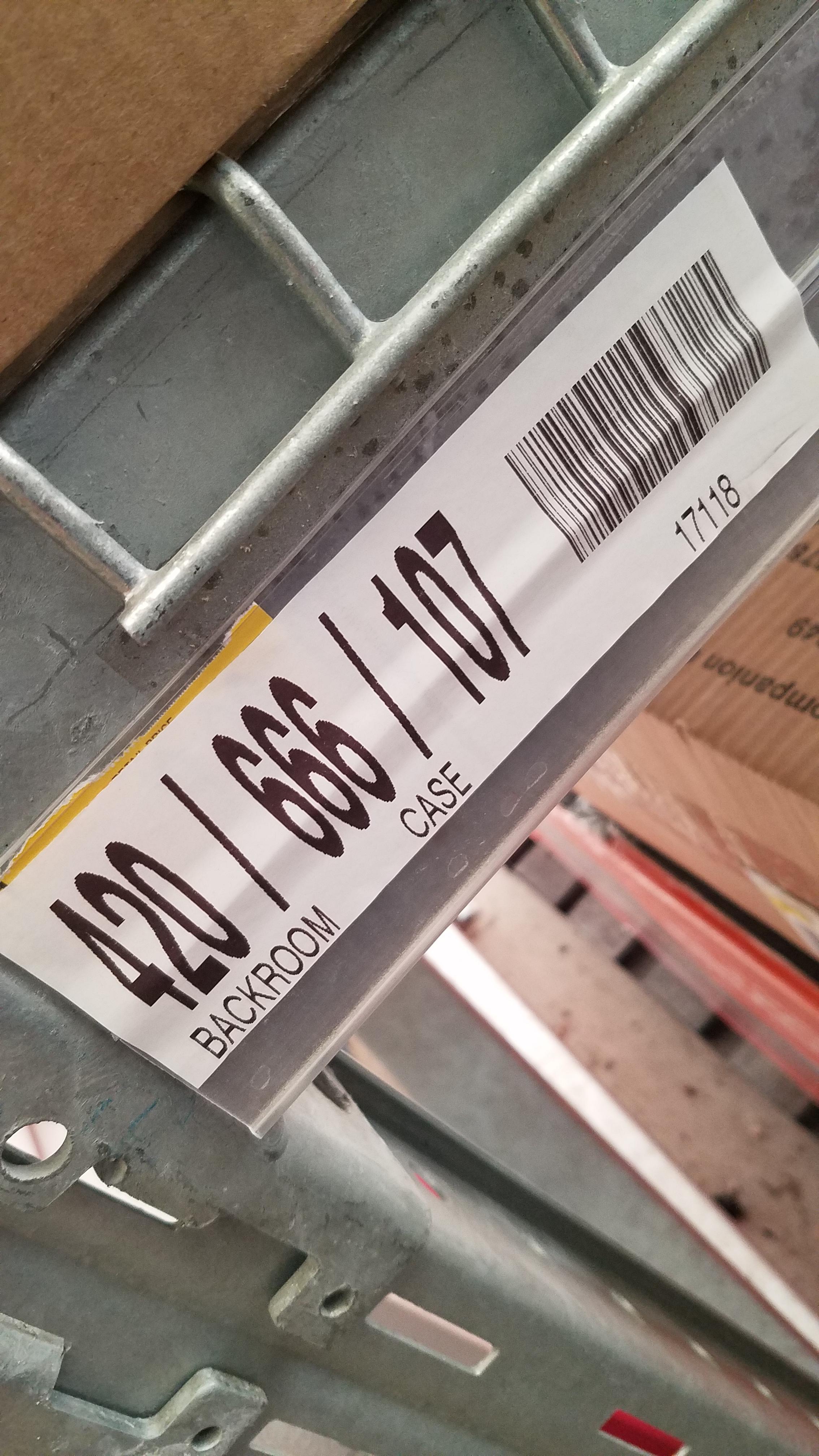 Funny bin numbers, there's also a 420/069/ r/walmart