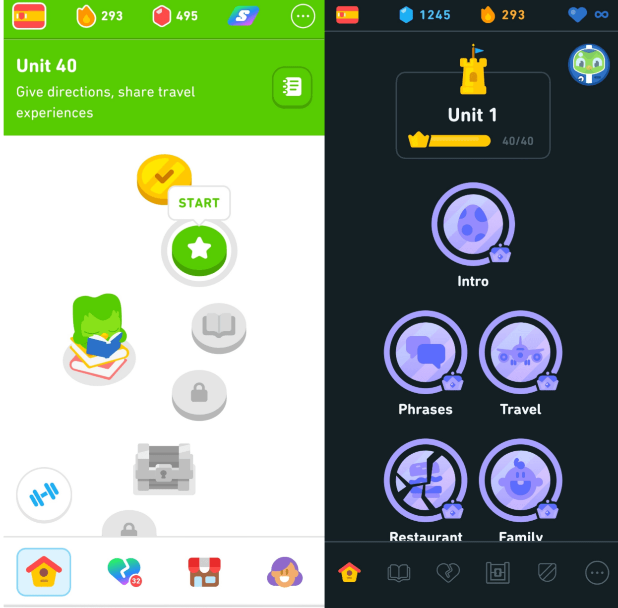 My  version of duolingo has the path but my app still has the tree