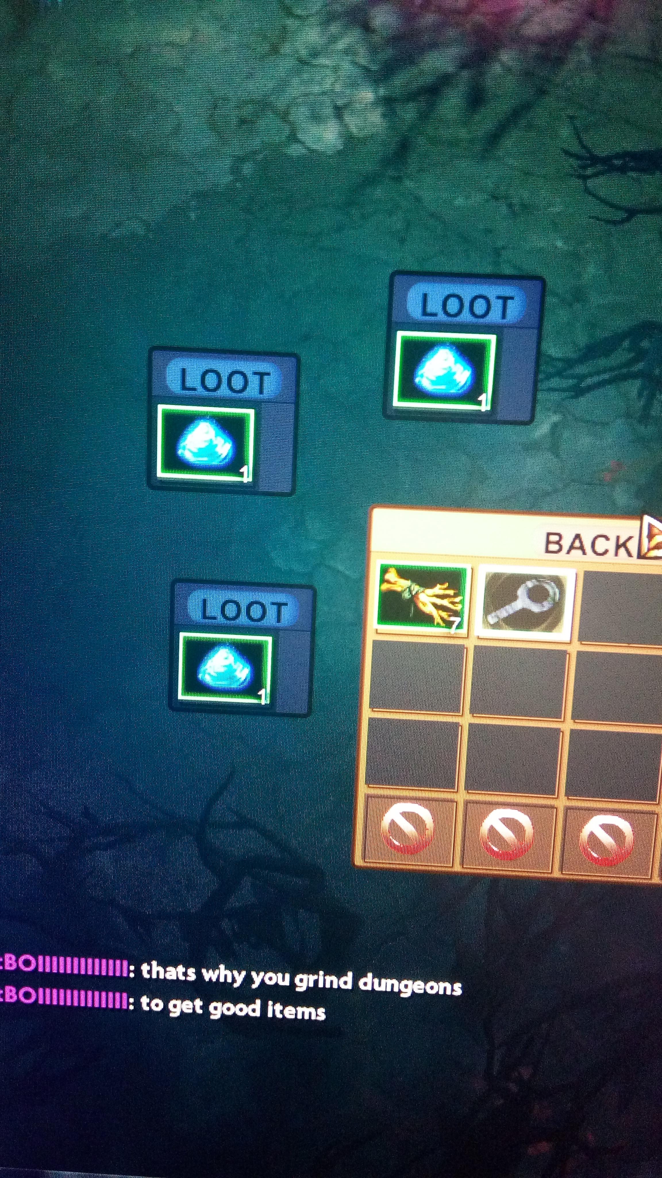 REINCARNATION RPG. How to sell or move to backpack or destroy that 3