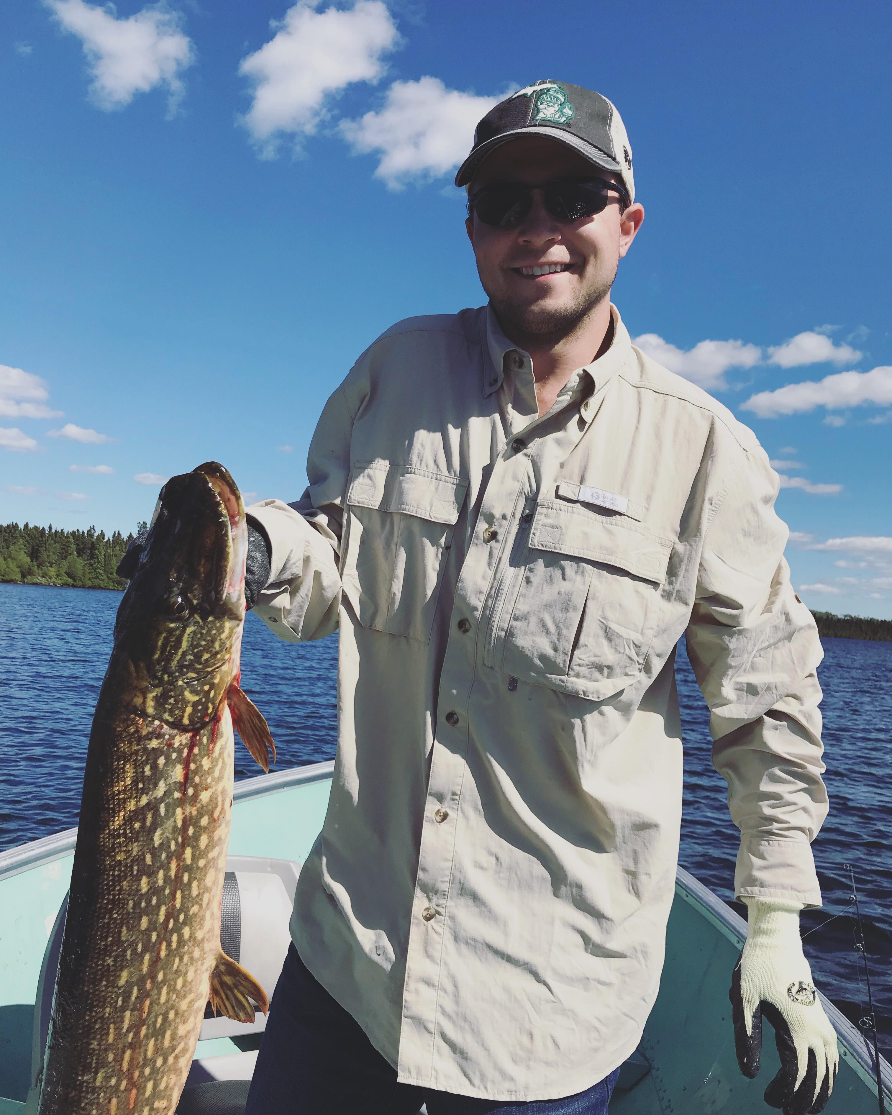 36 inch Pike in Northern Ontario r/Fishing