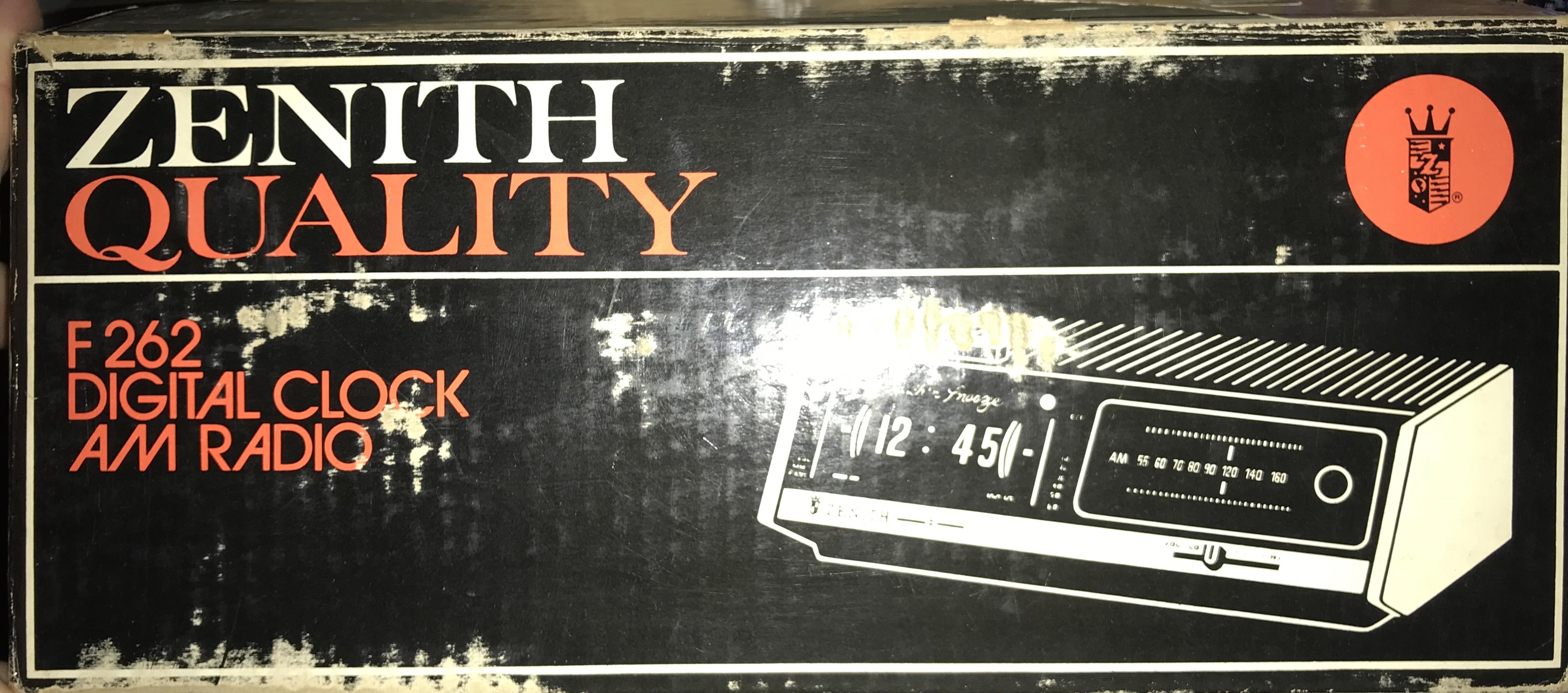 New old stock Zenith Clock radio from the early 1970s r/ThriftStoreHauls