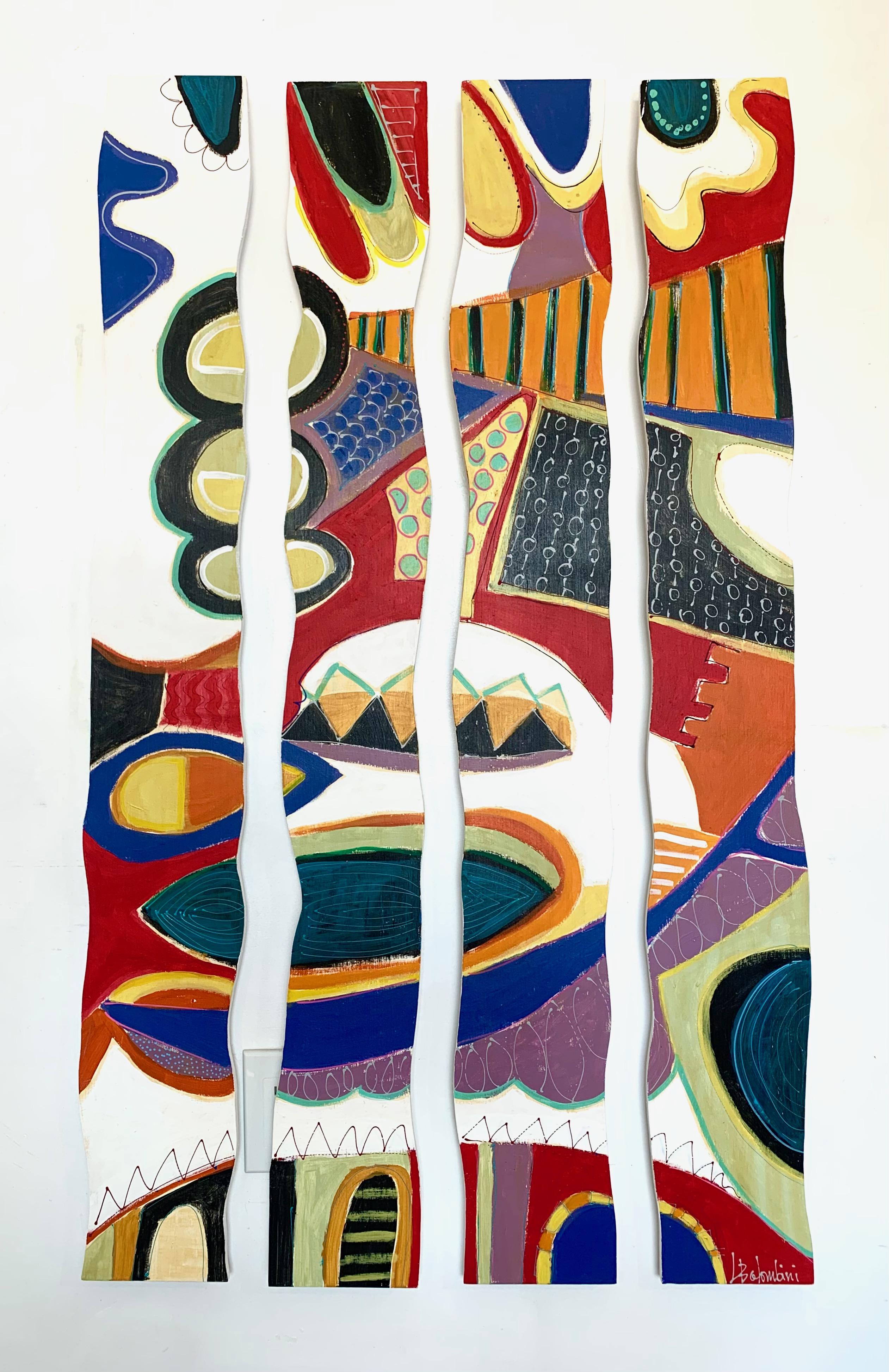 Surprise Party, Me, Wood panel / acrylic paint , 2022 r/Art