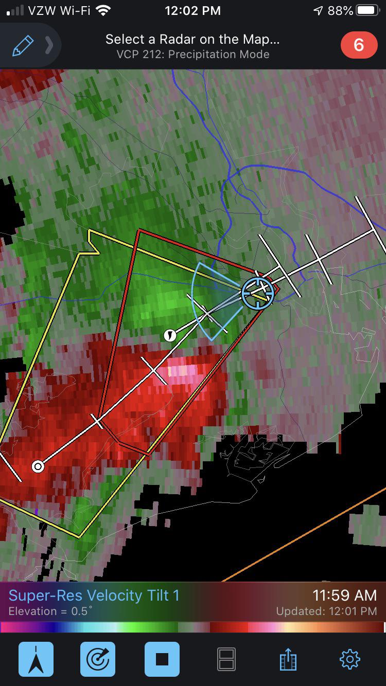 Charleston severe weather from just a few minutes ago. Lots of thunder