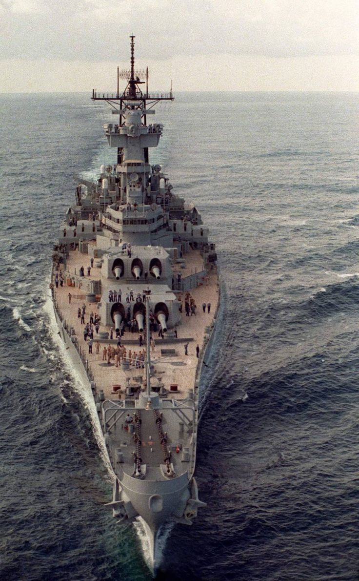 The second ship of the Iowaclass, battleship USS New Jersey (BB62