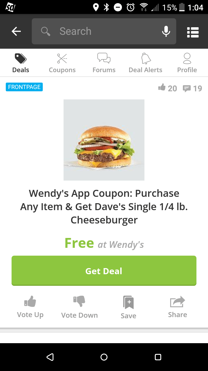 Free burger on those Wendy's deliveries! r/doordash