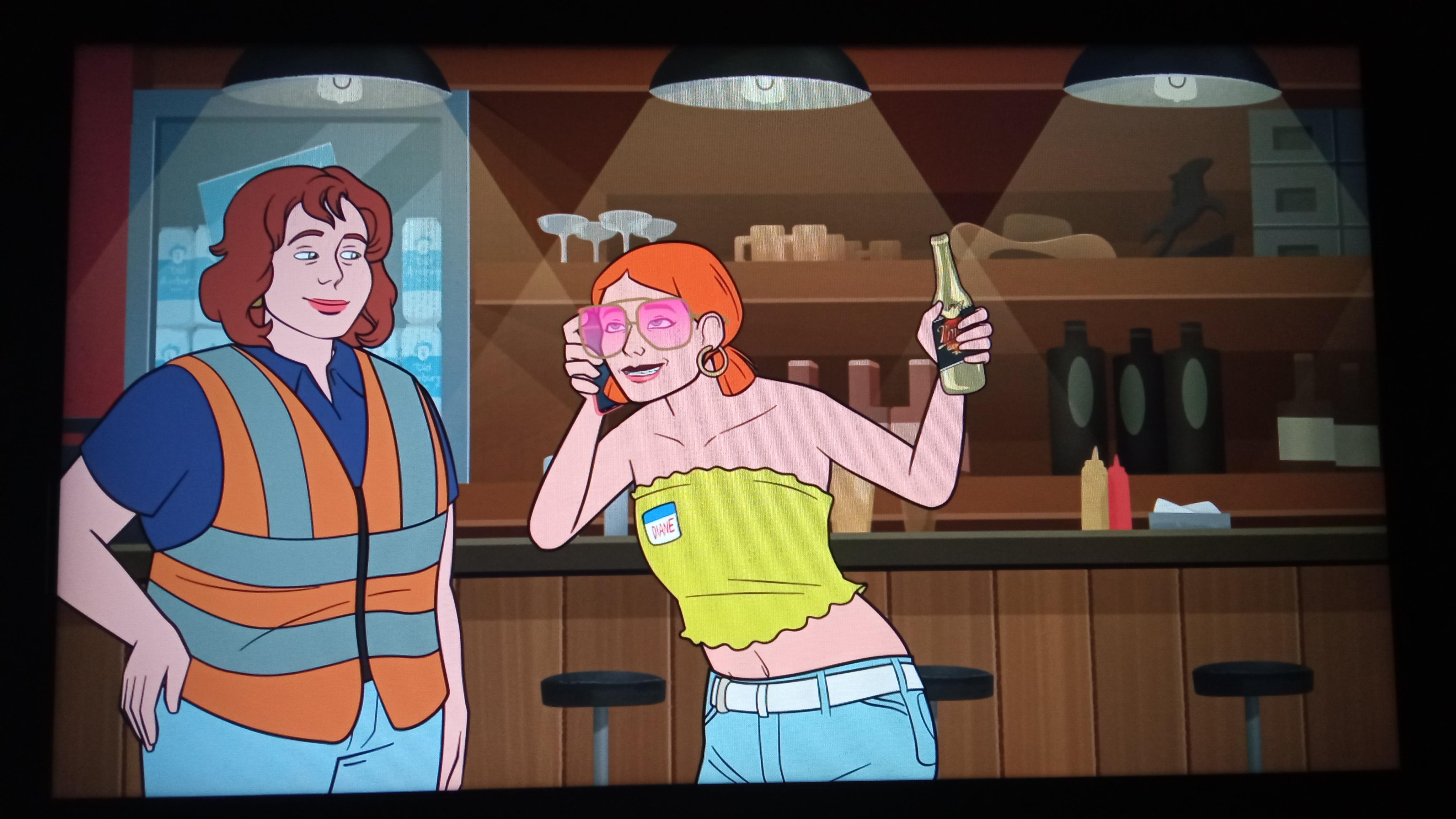 What really happened at the pub ? Why Judy has Diane's tag name ? At