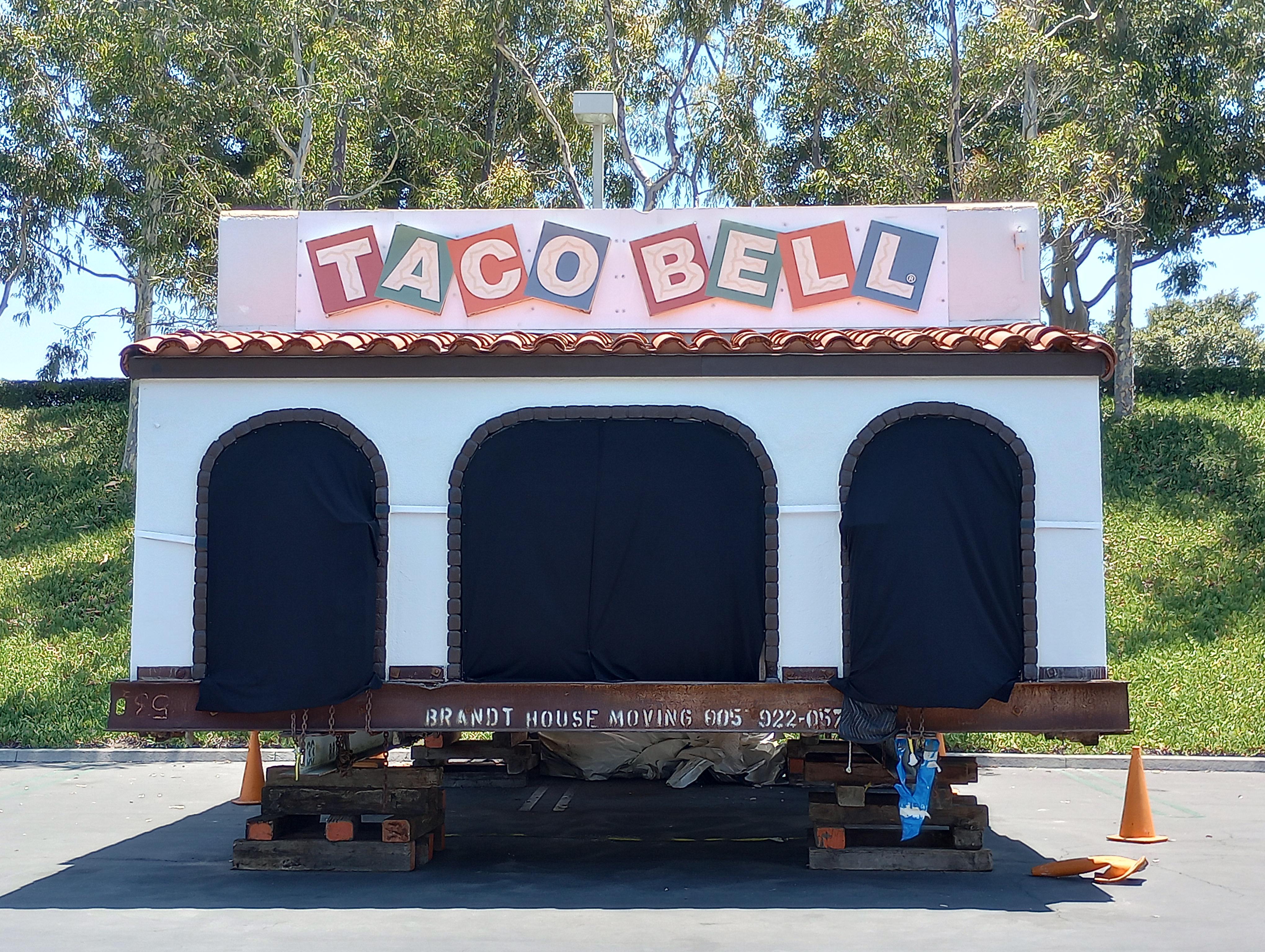 Found the original Taco Bell building in the parking lot of the headquarters in Irvine, CA. r