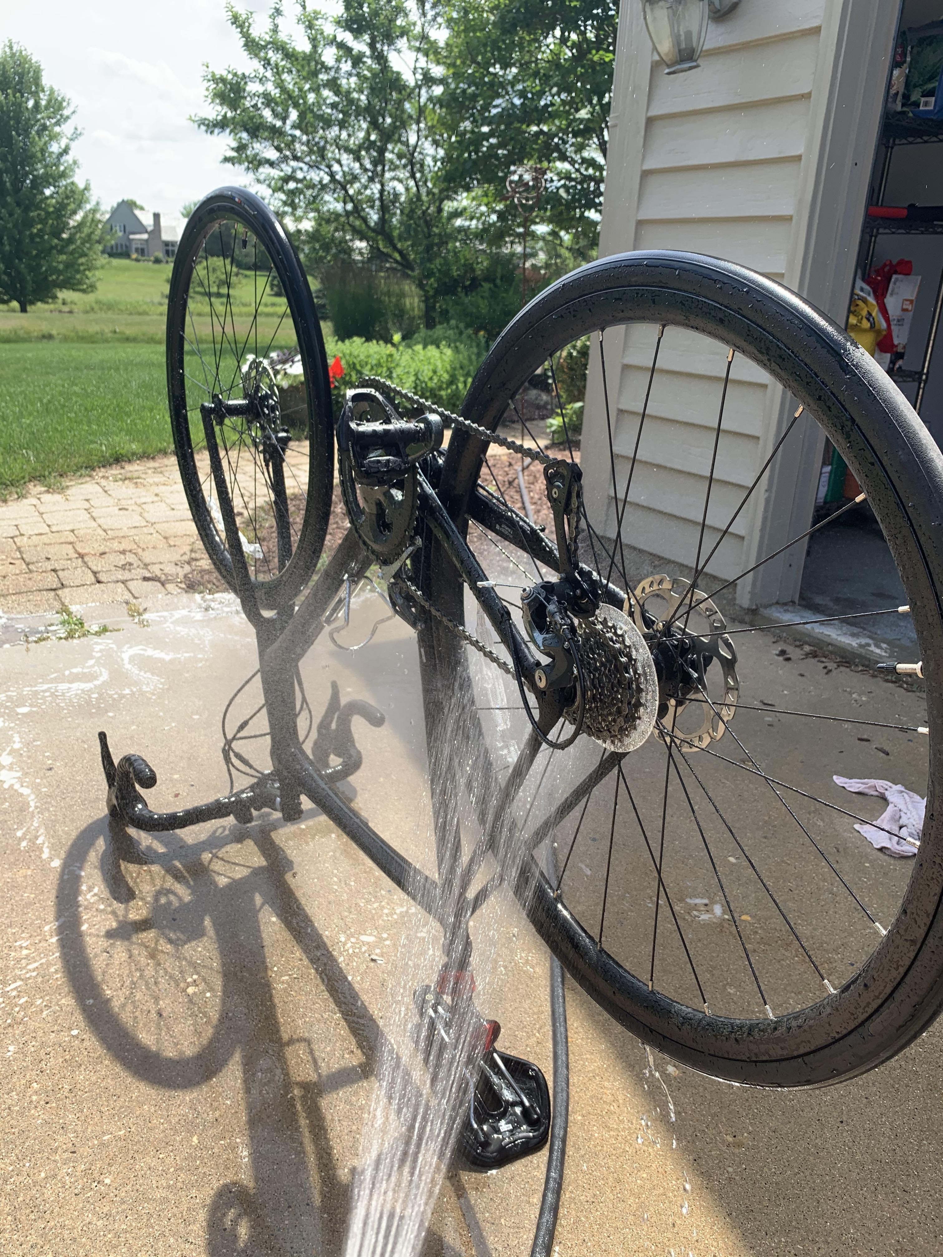 Nice day to clean the bike! Anyone have helpful tips for cleaning your