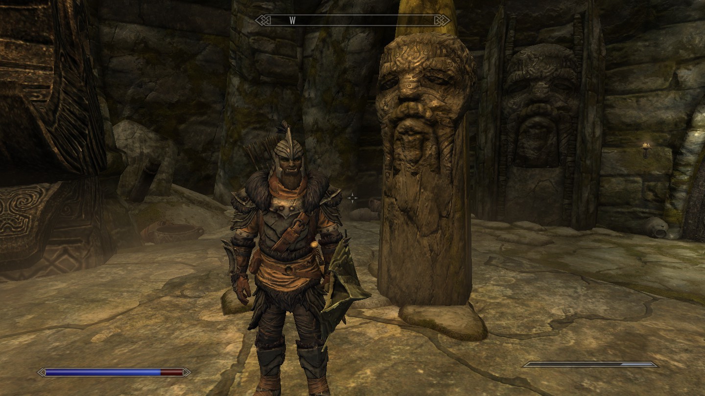 The new Orcish Plate armor looks so cool, especially on an orc. r/skyrim