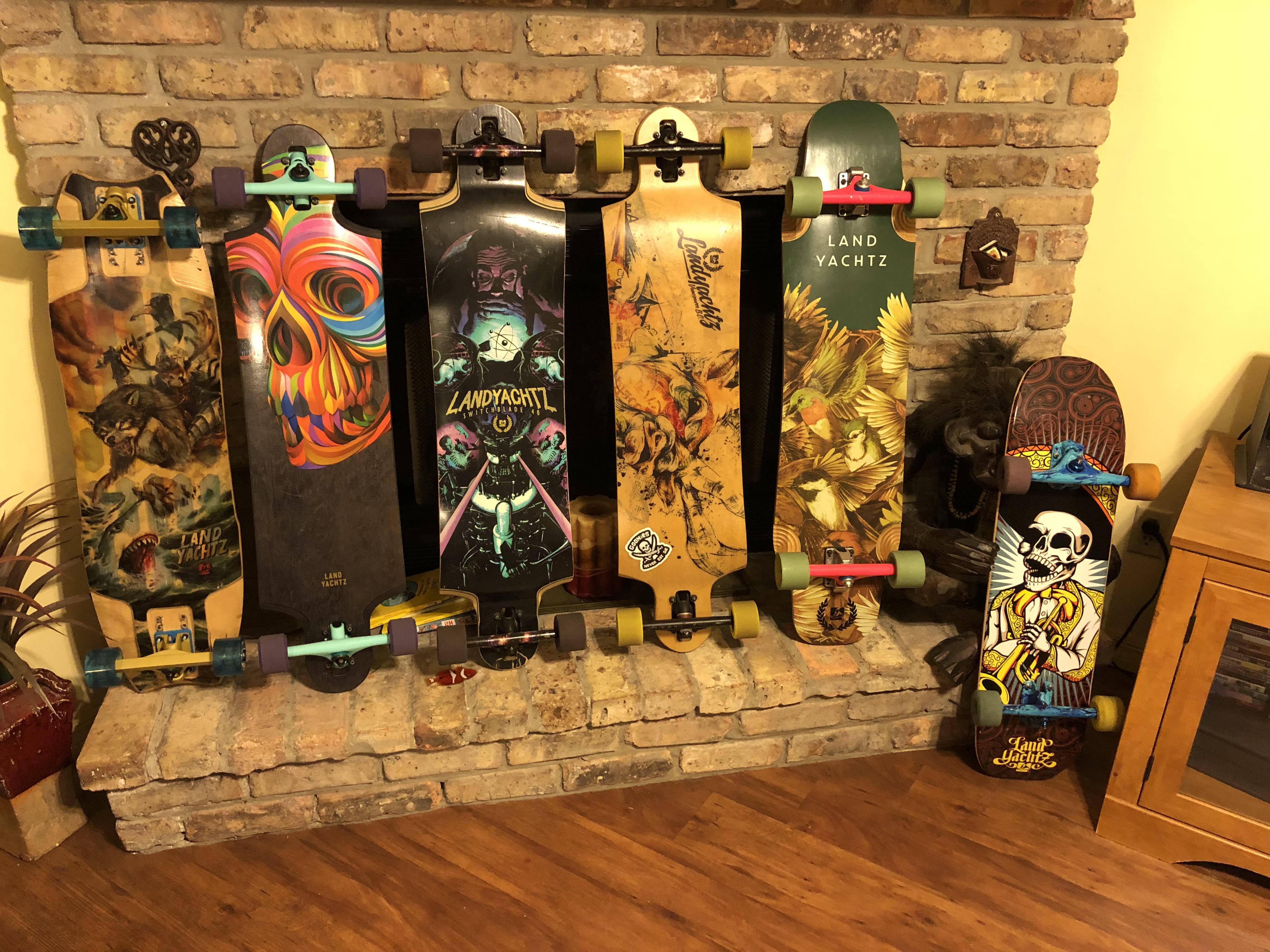 My Landyachtz collection r/longboarding