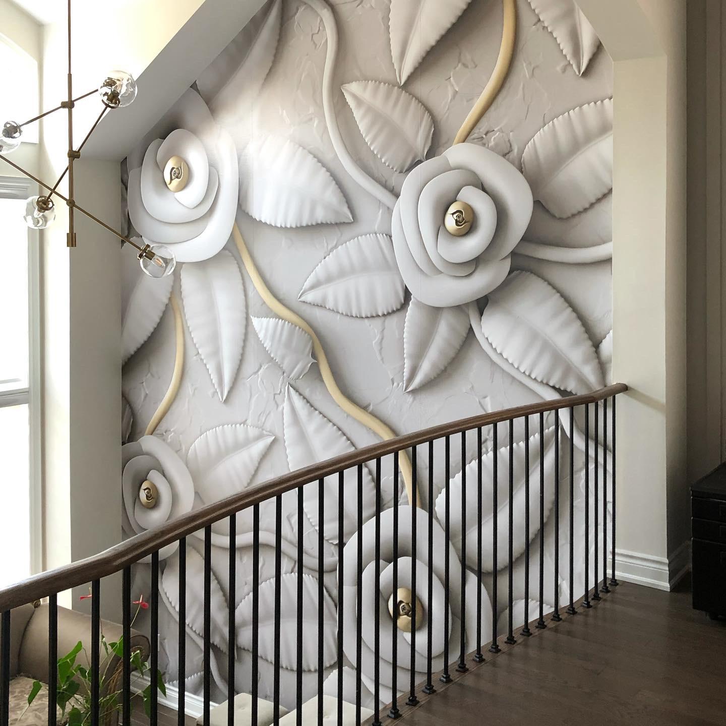 My Favourite Wall Mural Install of 2021 ️ Designed & Printed by