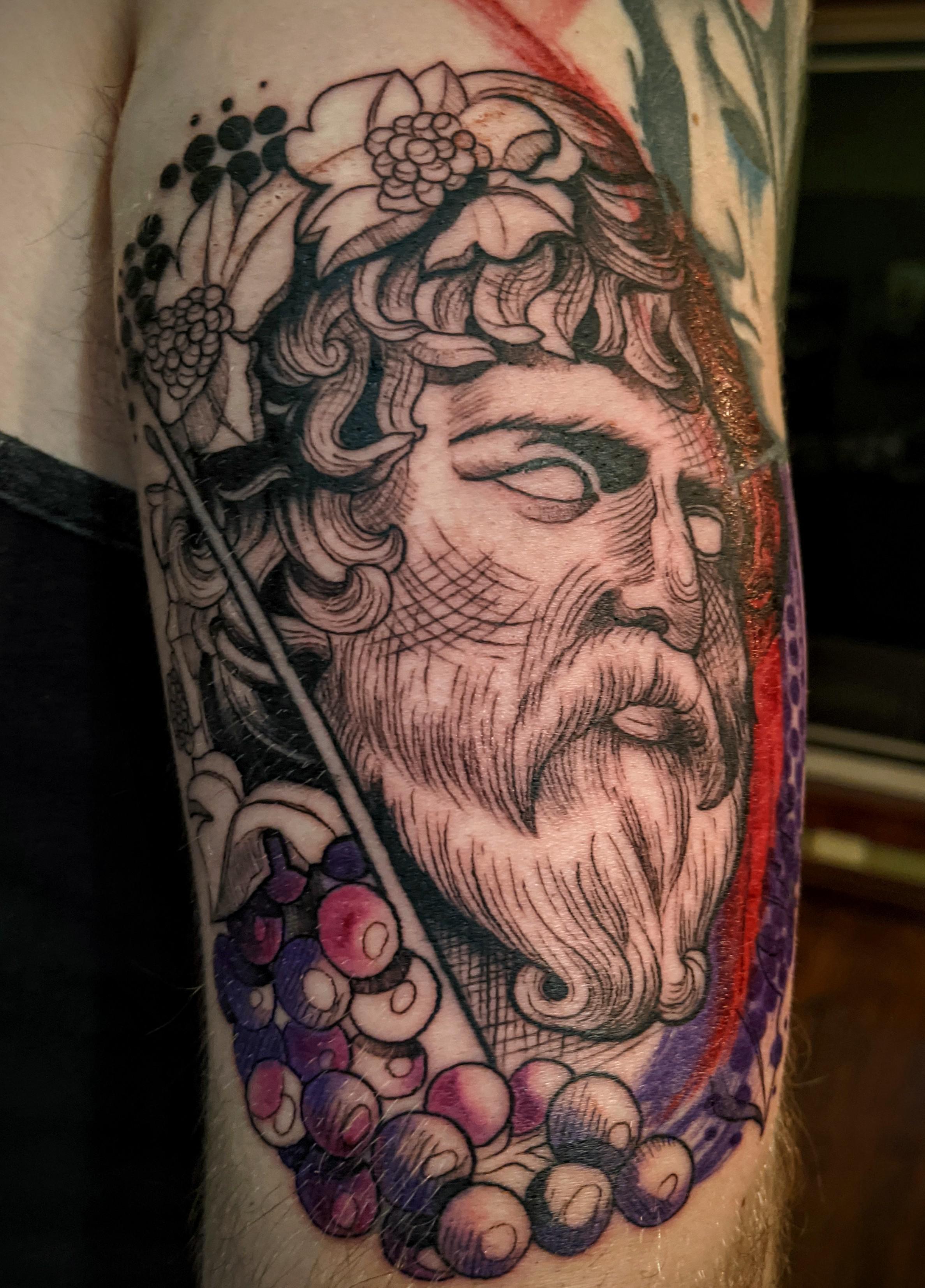 Dionysus By Troy Koch At Sanctuary Tattoo, Erie Pa. : R/Tattoos 3308_x_2375_jpg