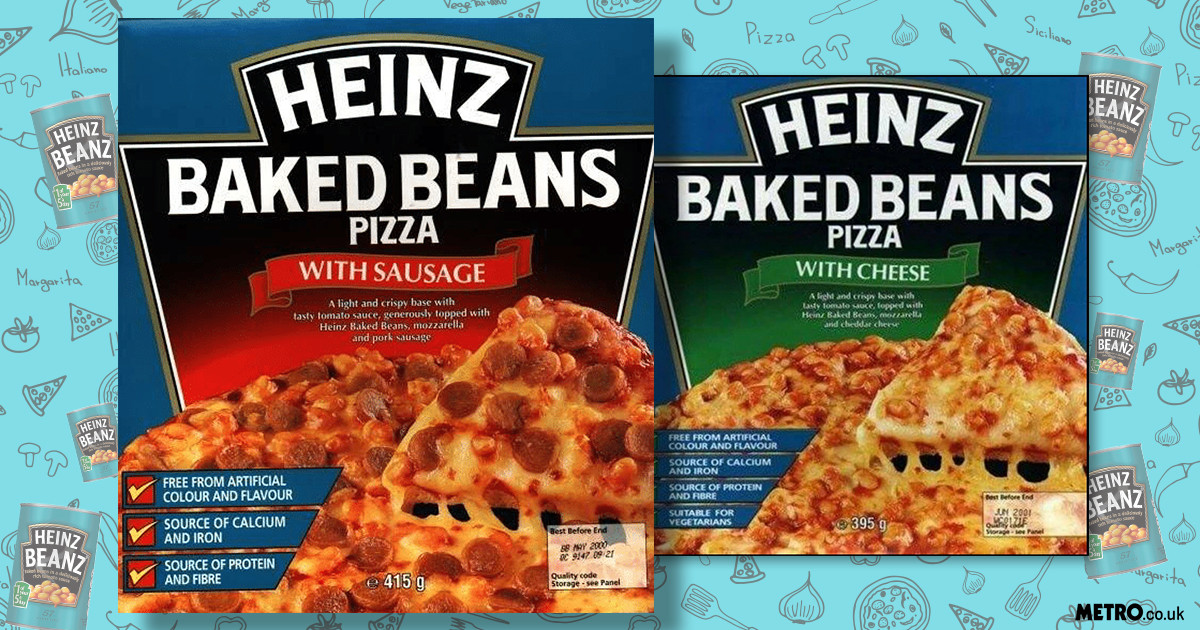 Heinz Baked Beans Pizza r/nostalgia