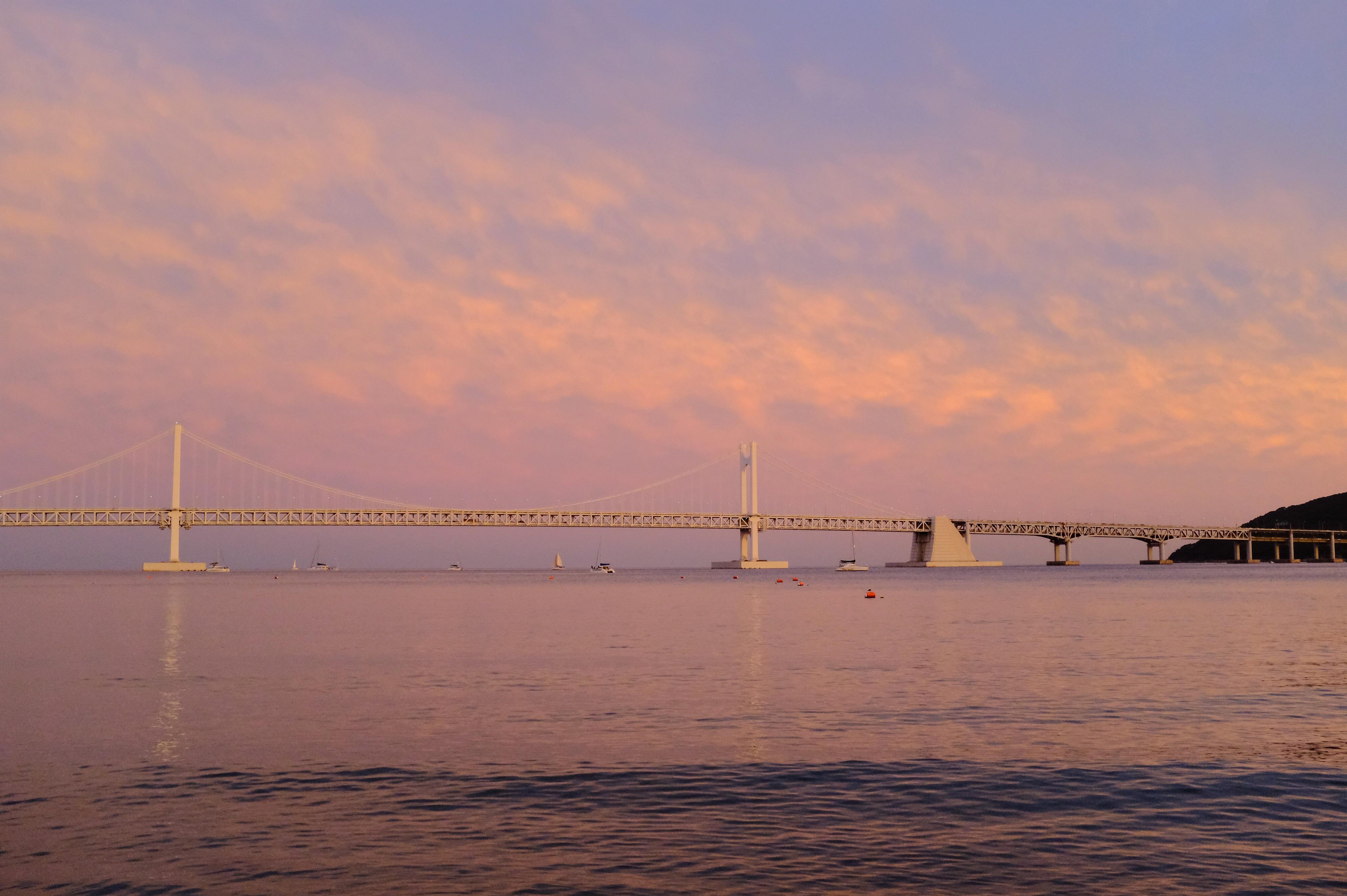 Gwangan Beach Sunset r/korea