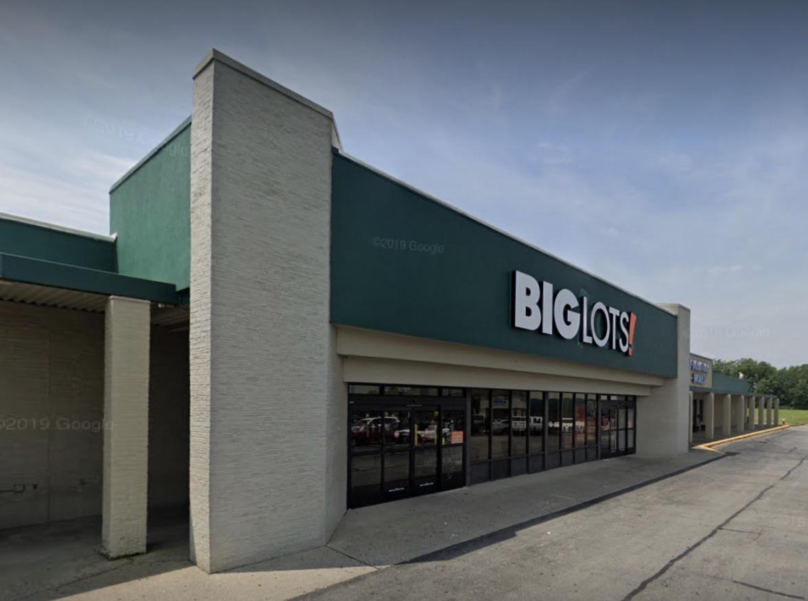Former WalMart in Danville, Kentucky, now Big Lots and Furniture World