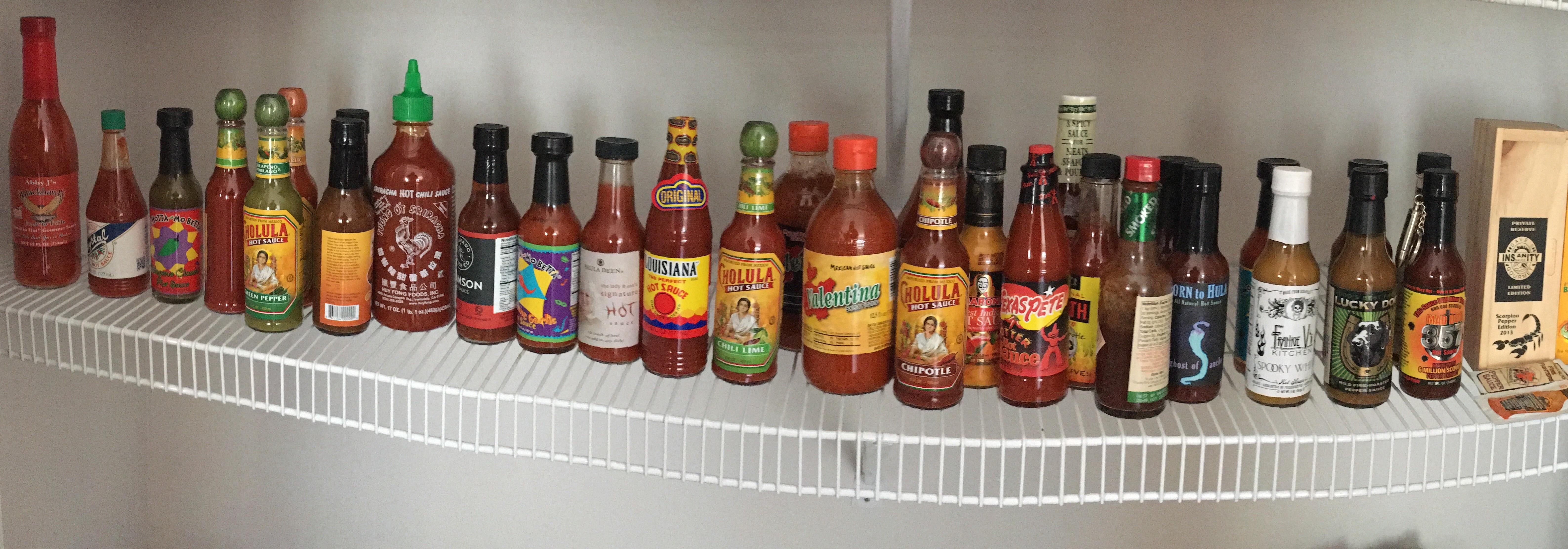 A Few Of My Current Favorite Hot Sauces The I Have Been Collected (Does Not Include Sauces In