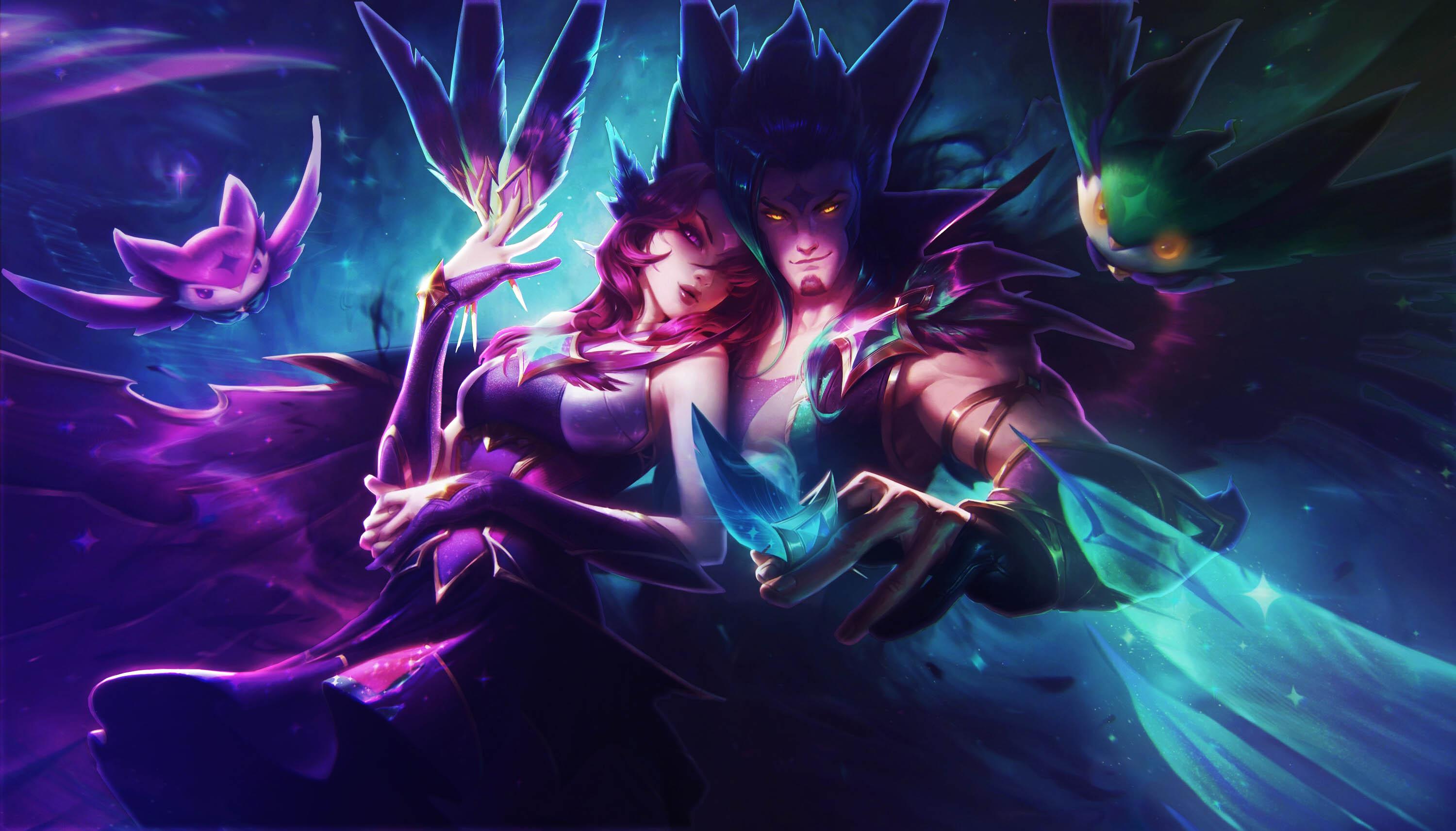 Star Guardian Rakan (and Xayah) Splash art edit RakanMains