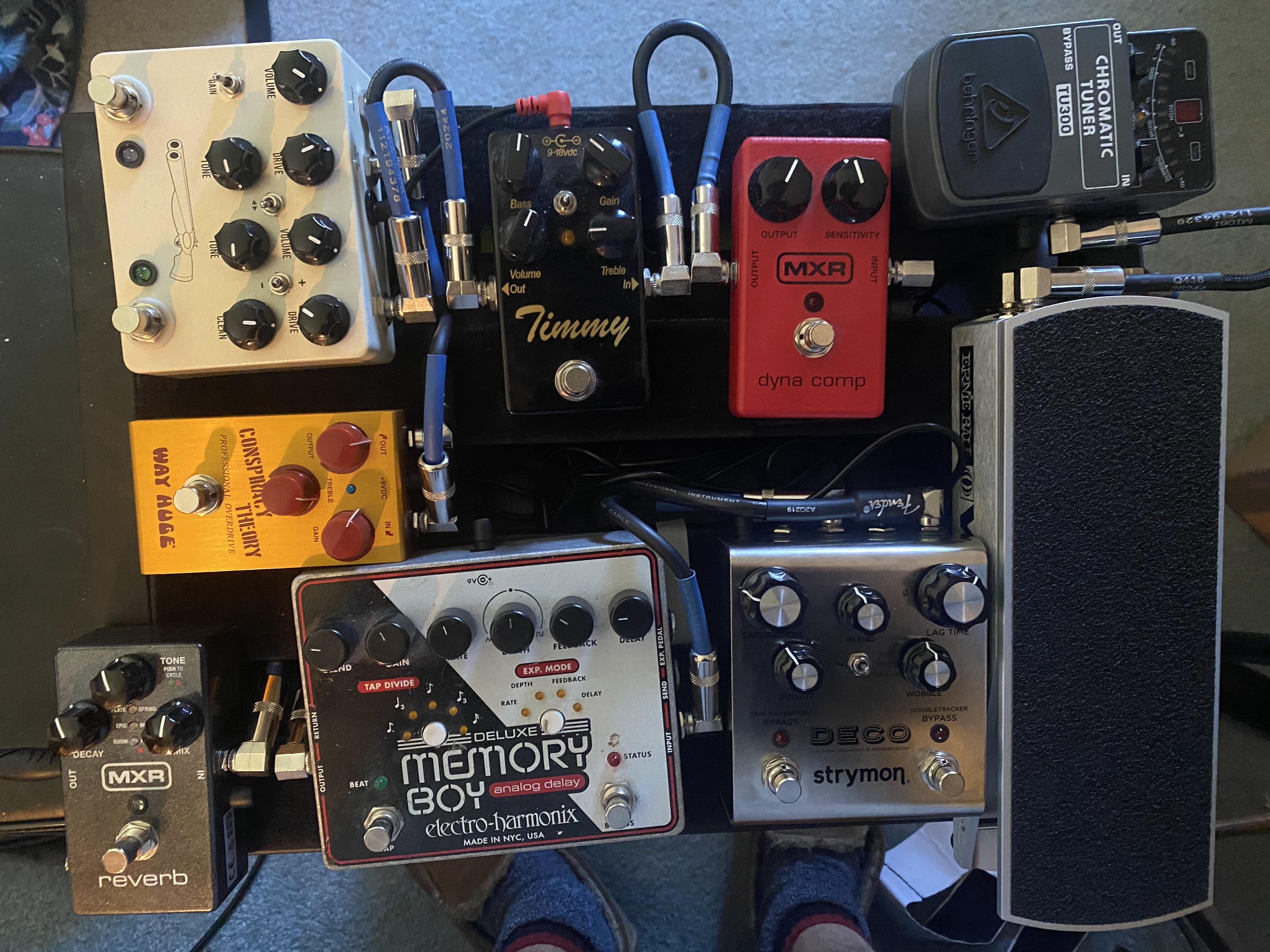 First Reddit post & and first pedal board I feel proud to play with