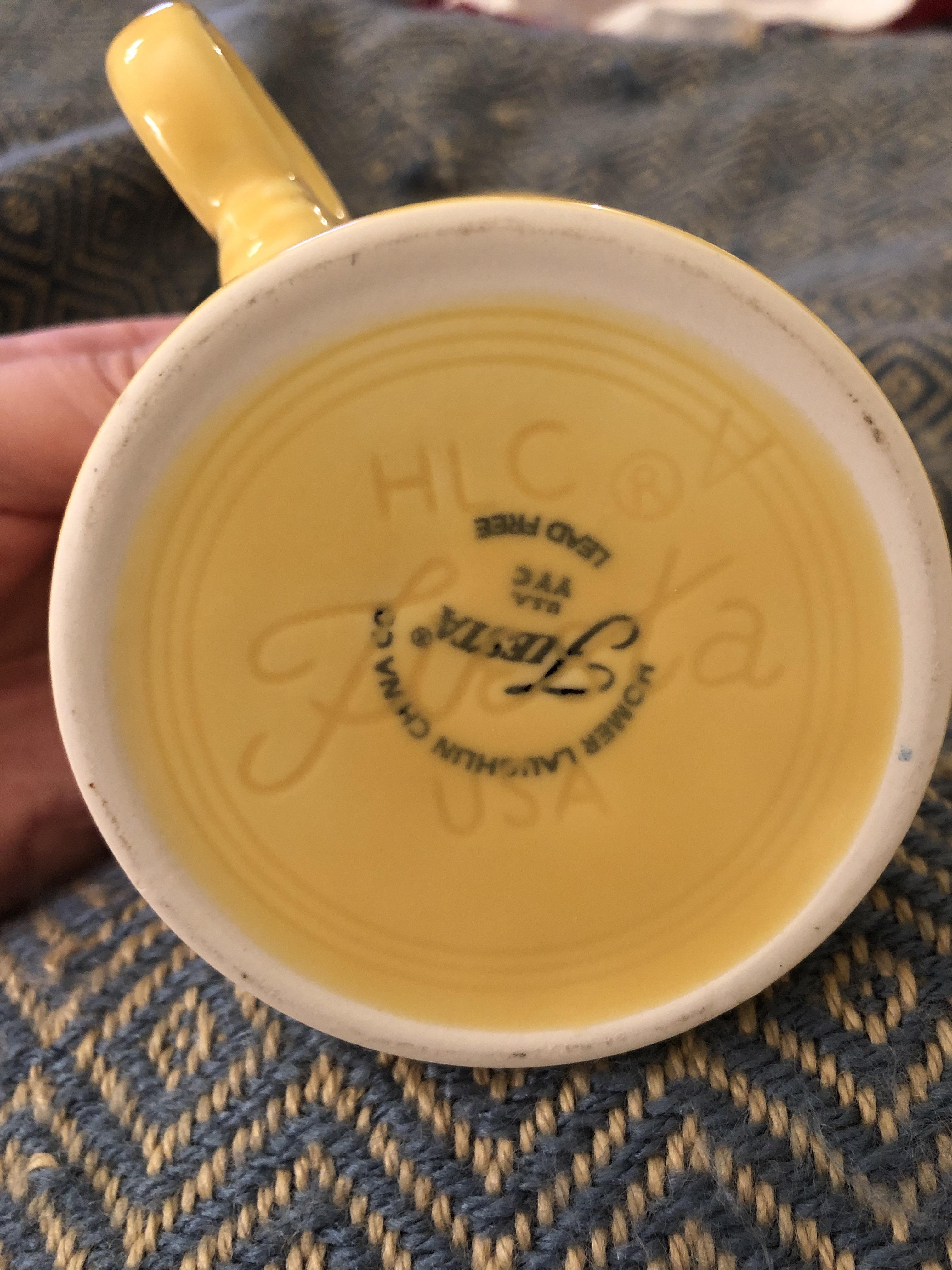 Fiesta ware mug with 2 bottom markings? Picked up 4 of these today