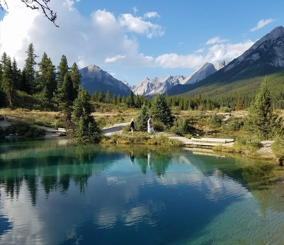 Ink Pots at the end of the Johnston Canyon Trail near Banff, AB. r/canada