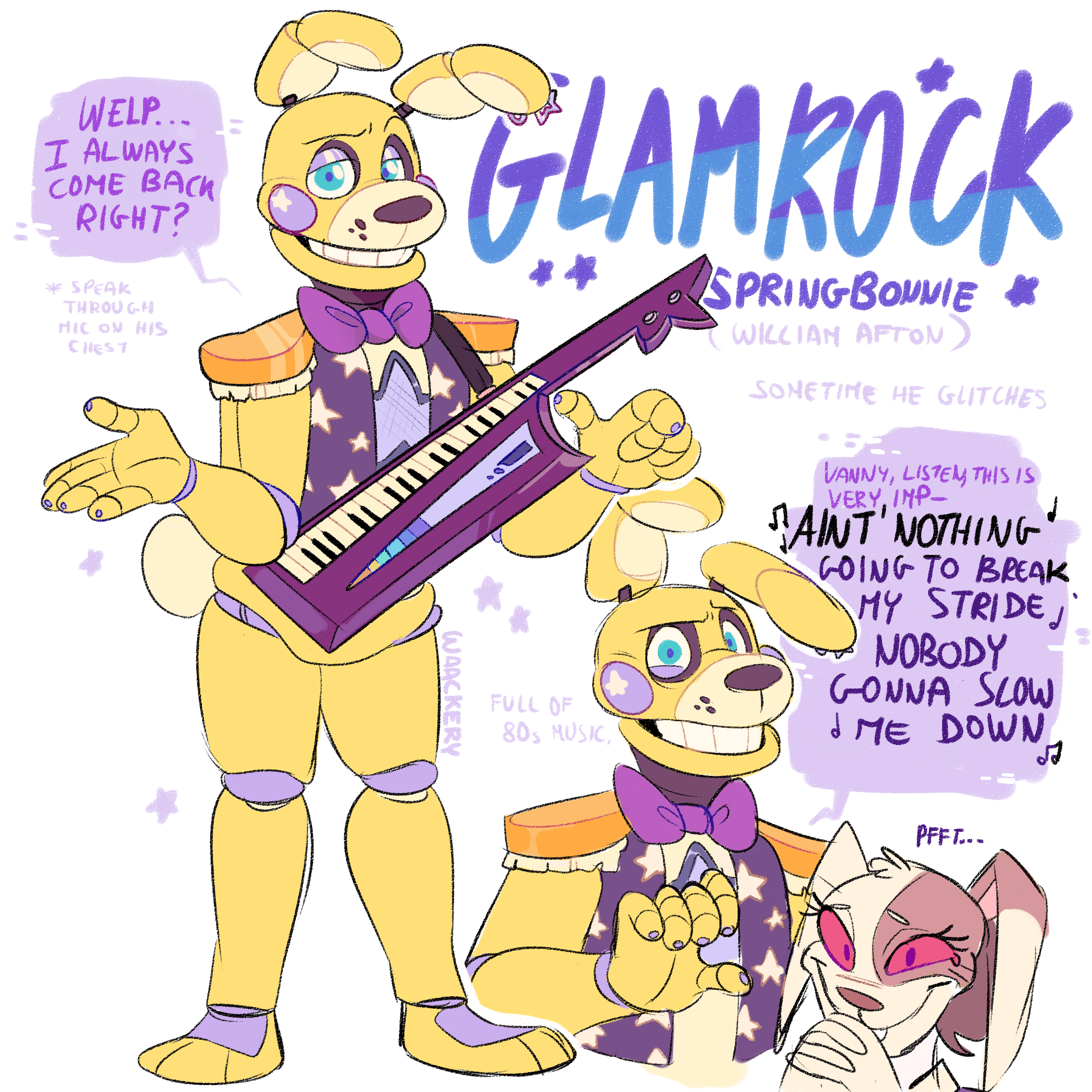 Glamrock Springbonnie concept fivenightsatfreddys