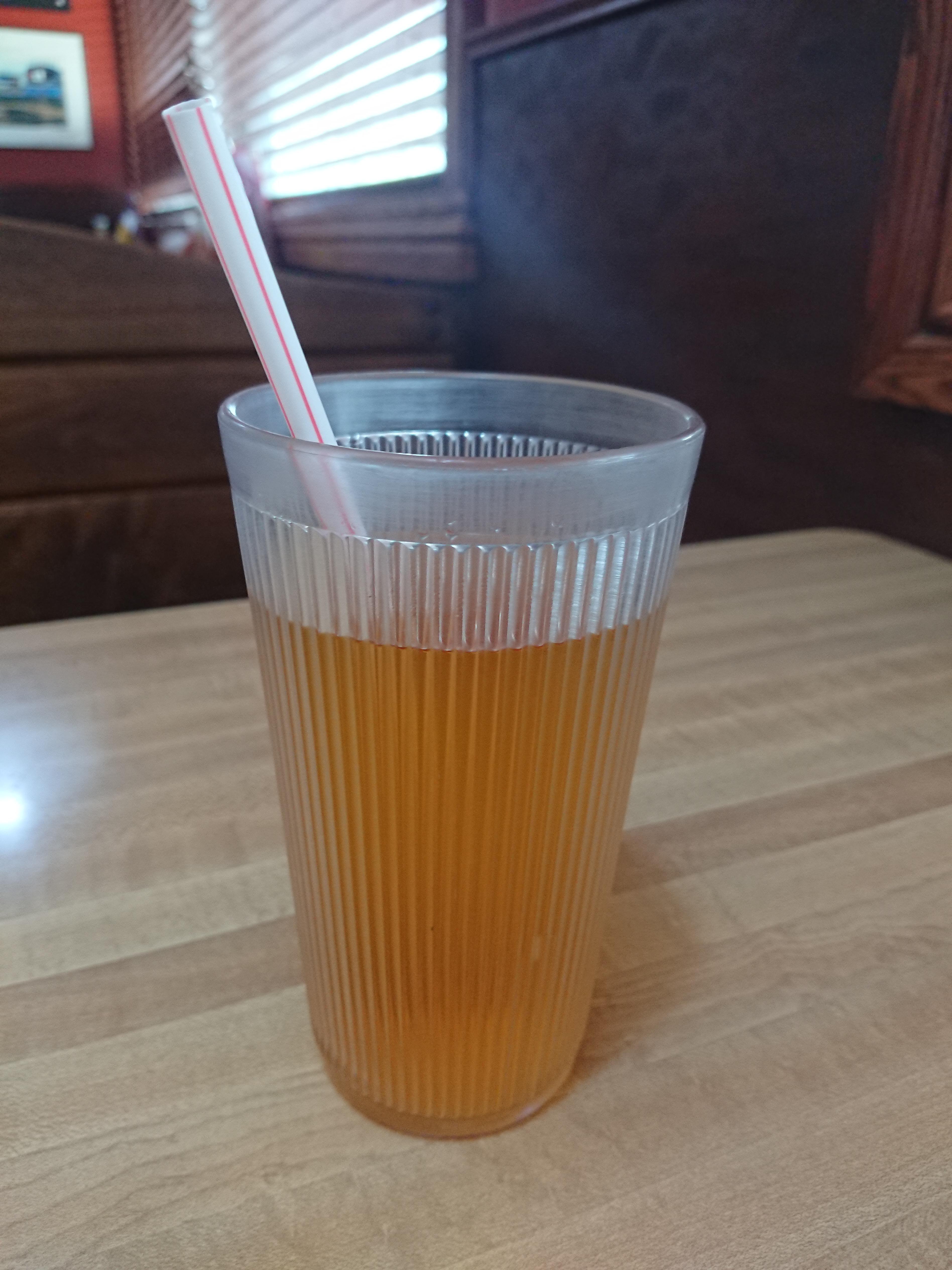 I drank that much apple juice and I can already feel it starting