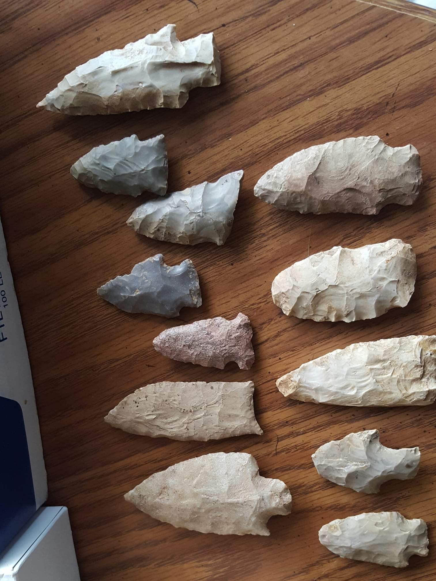 My grandfather's collection of arrowheads; he acquired late 1920s and