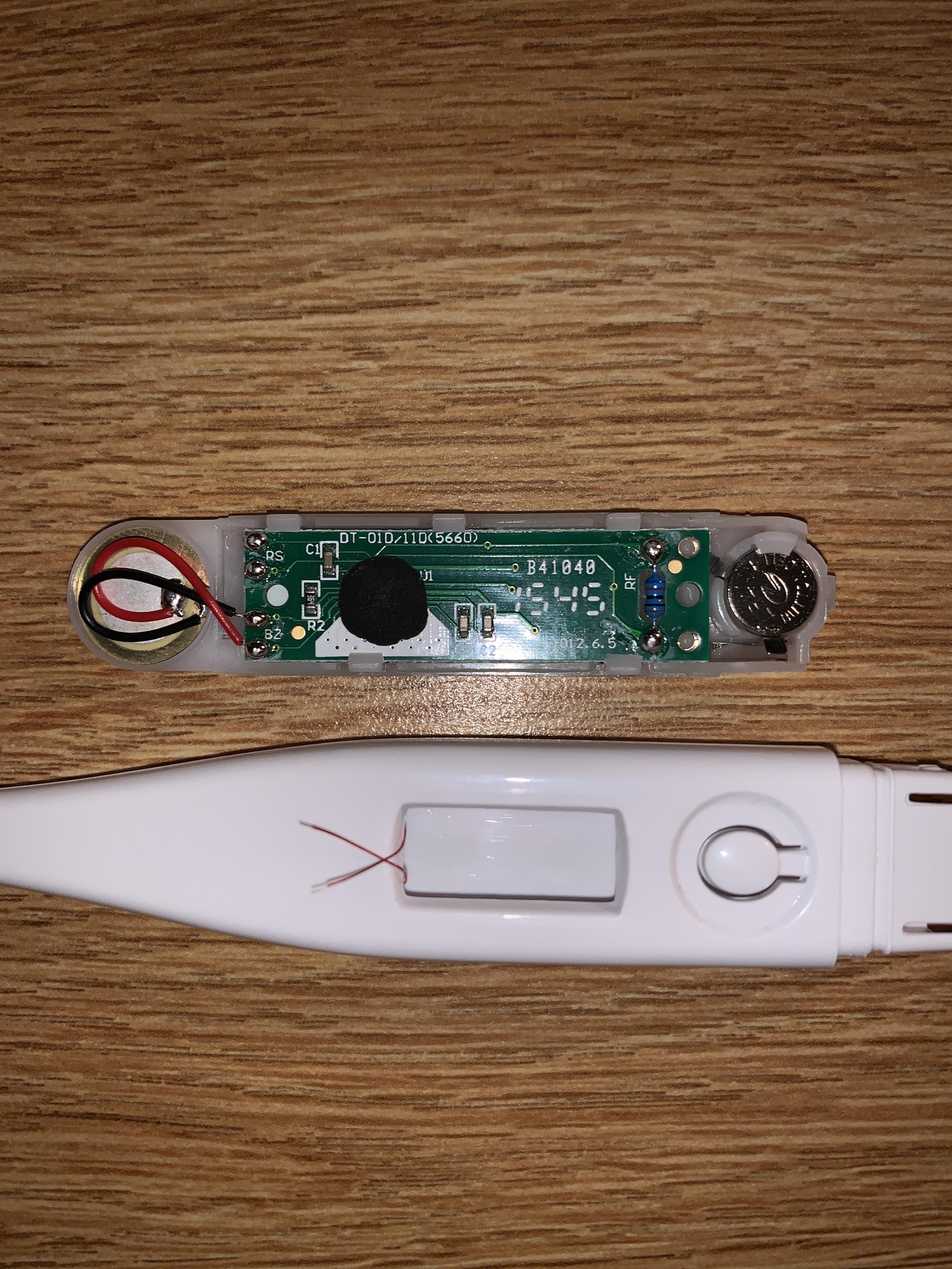 How to fix this thermometer... 2 red wires that I pulled out with