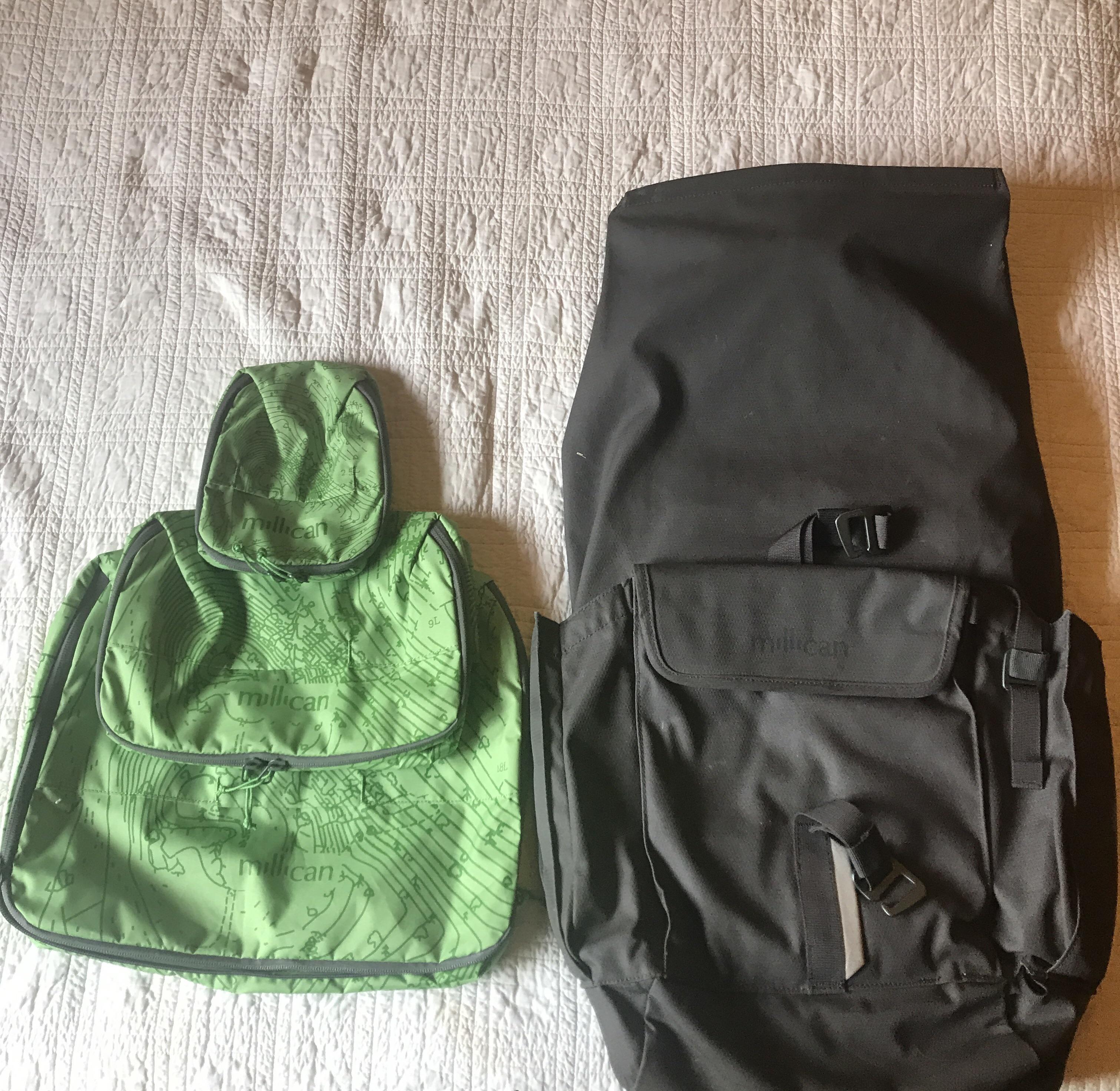 Millican decided to keep my one bag in brand. Hope to provide a