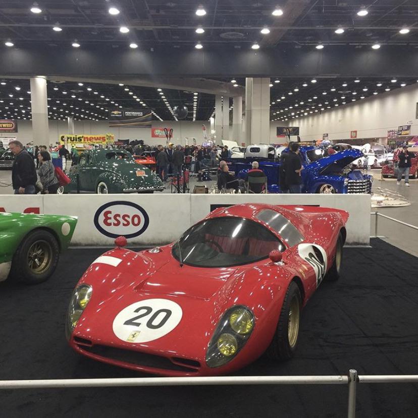 Ford Gt40 And The Ferrari 330 P3 Ferrari P4 Replica With 575 V12 Has