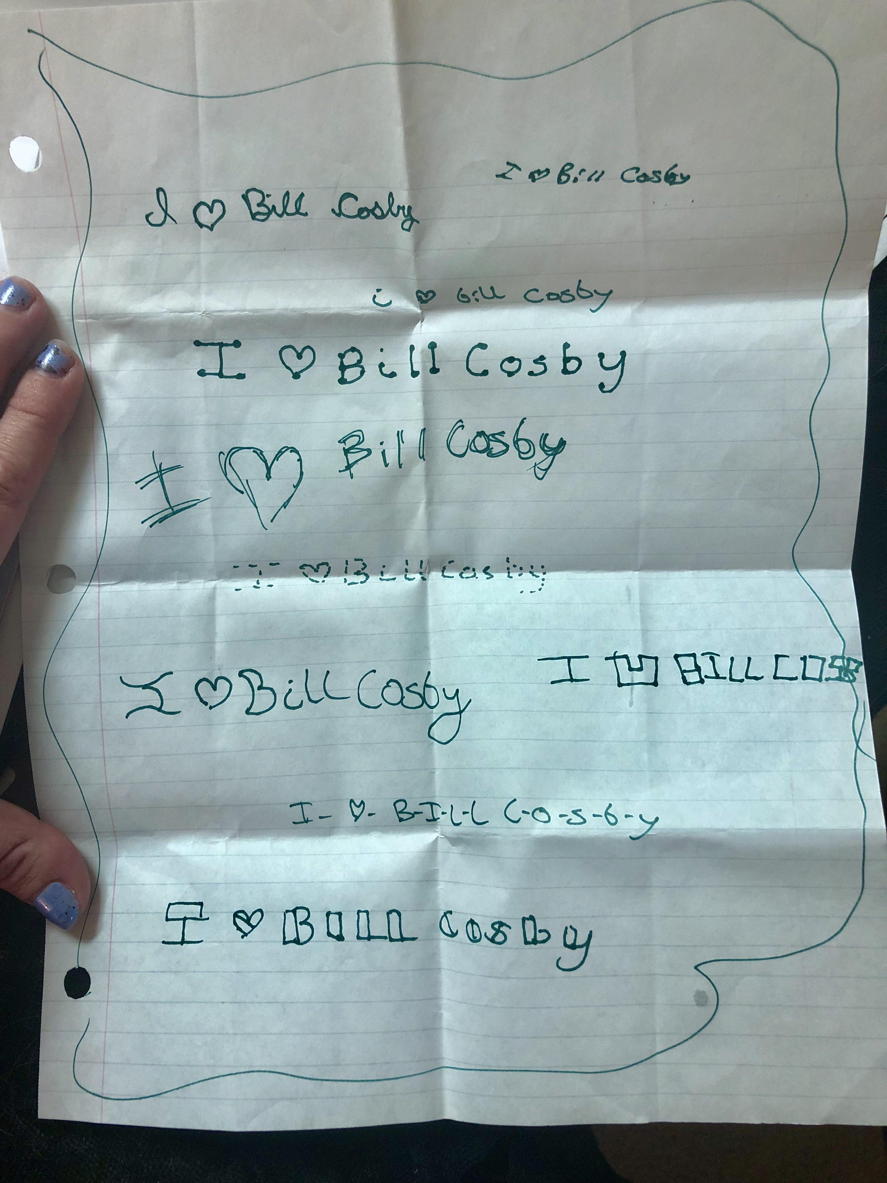 Found this in my Time Capsule capsule from middle school... r