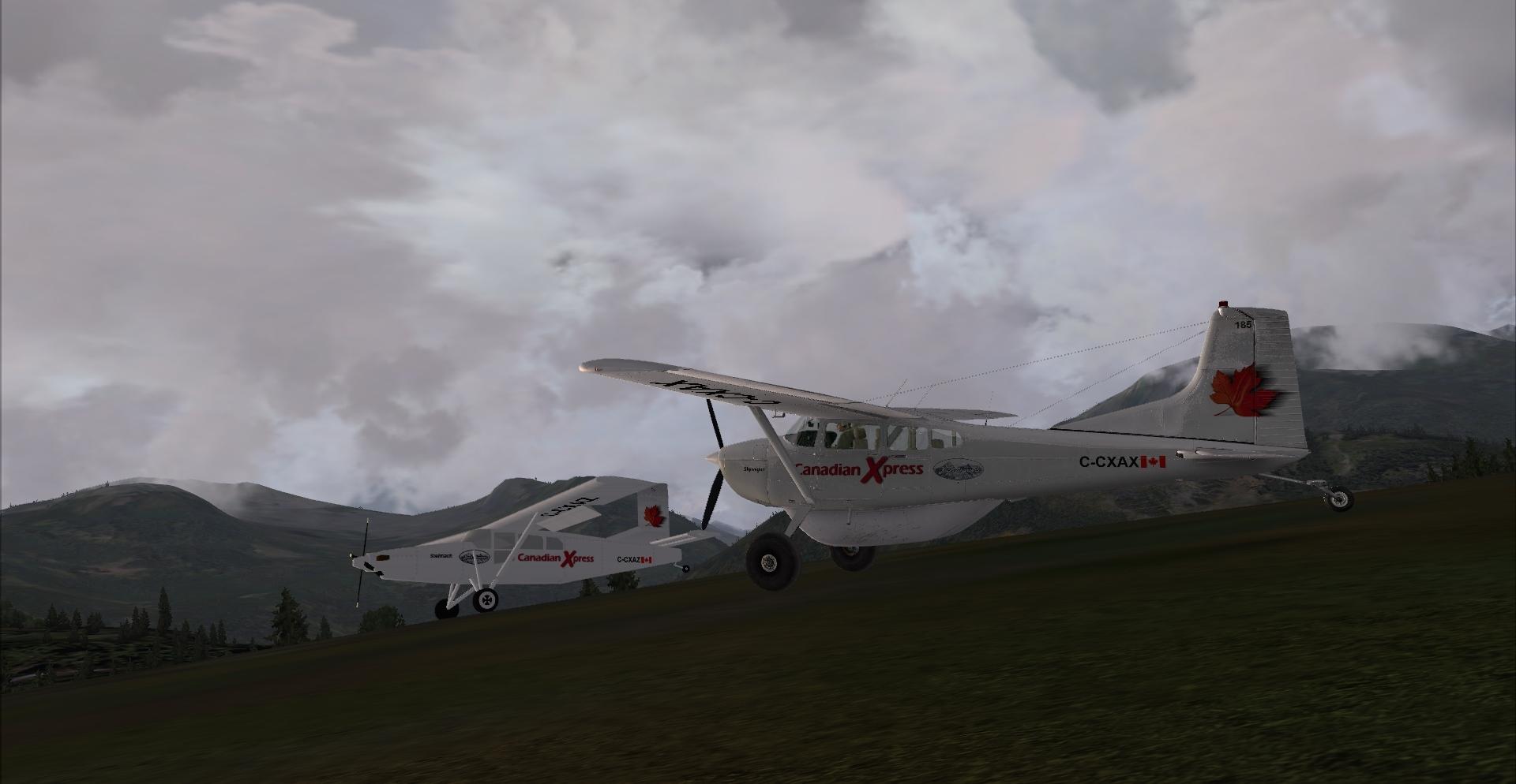 My friend and I flew from Hoonah to Skagway, here is one of our off