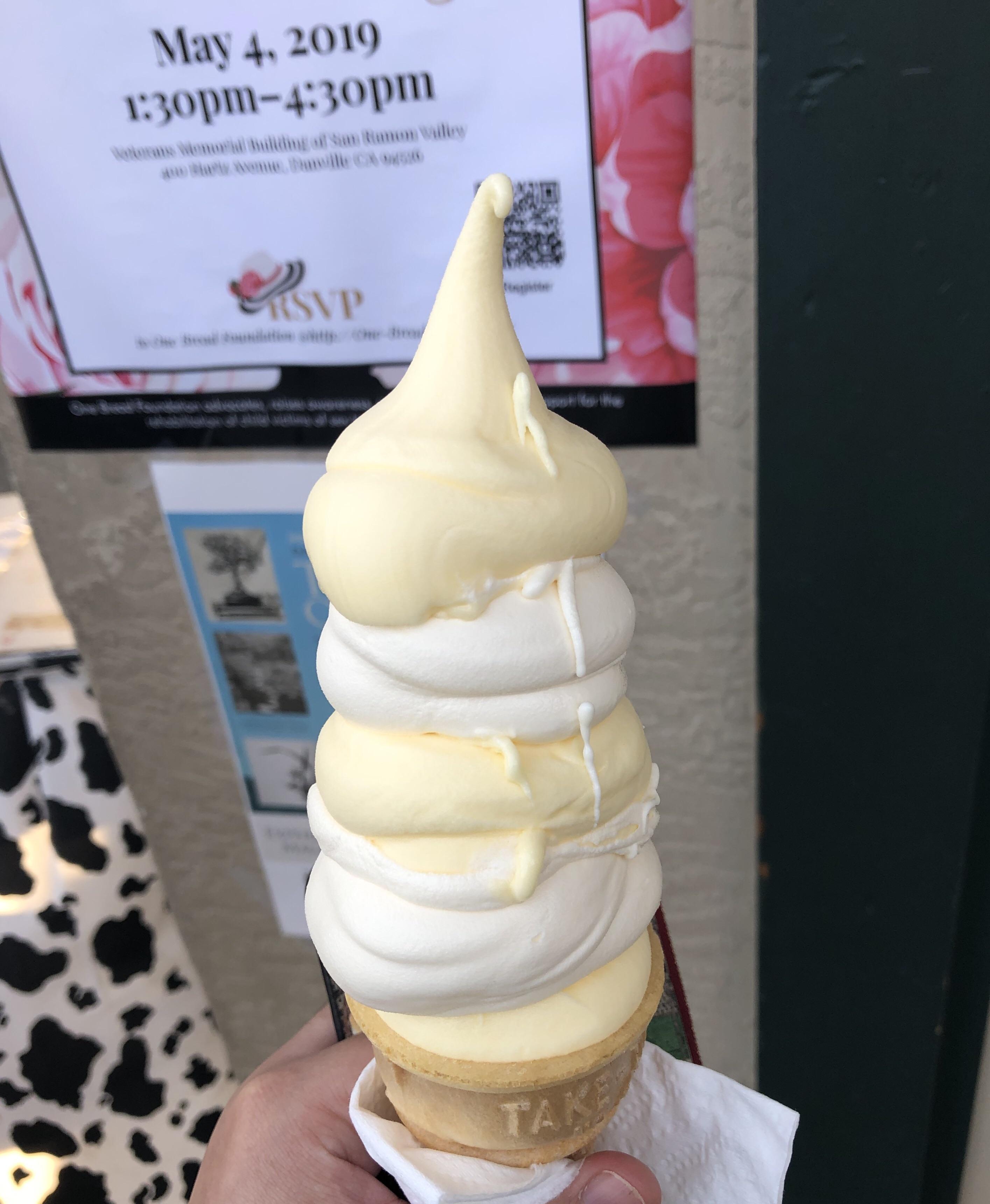 [I ate] Pineapple vanilla soft serve ice cream r/food