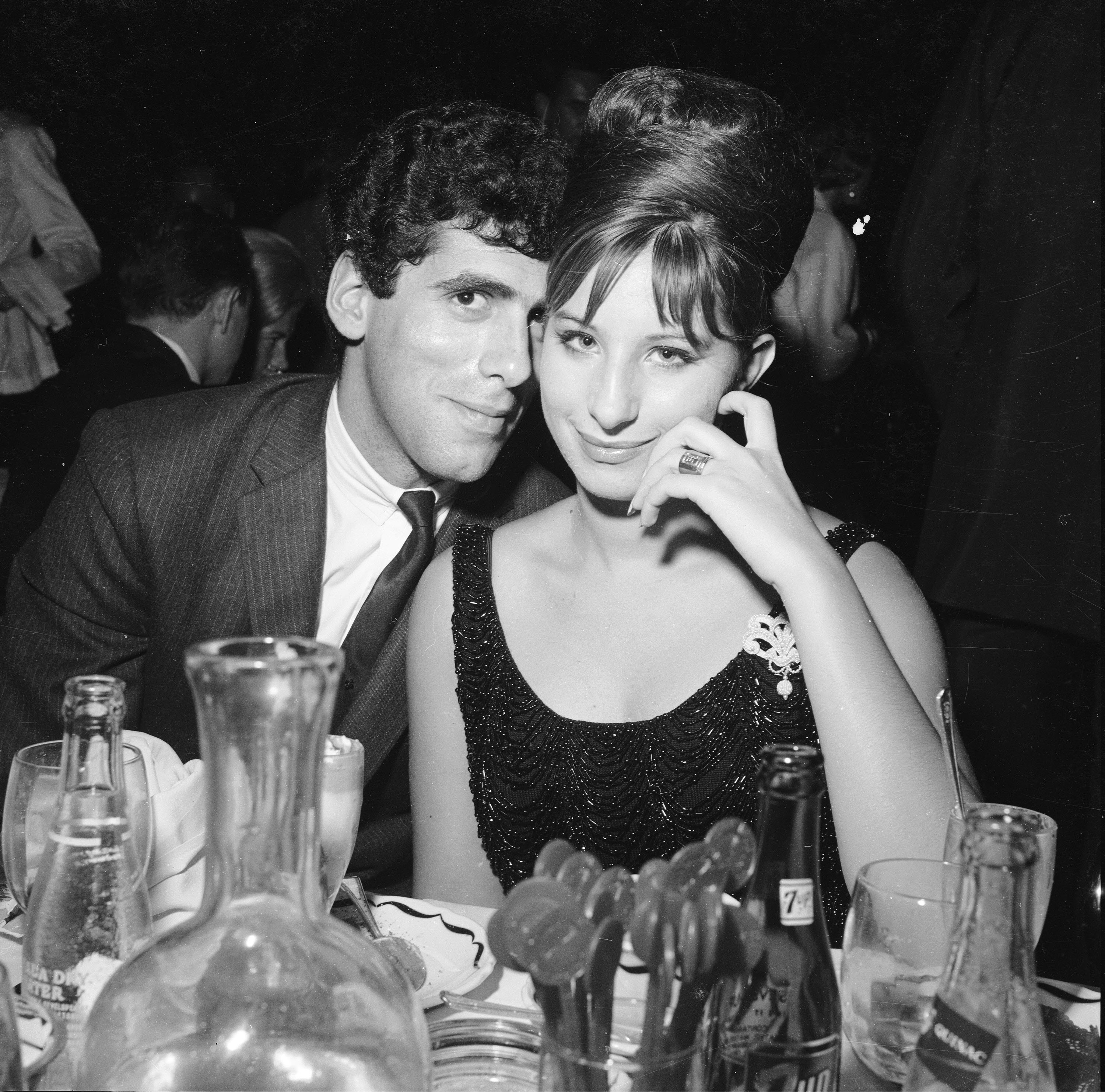Elliott Gould with wife Barbra Streisand in 1964 r/OldSchoolCool