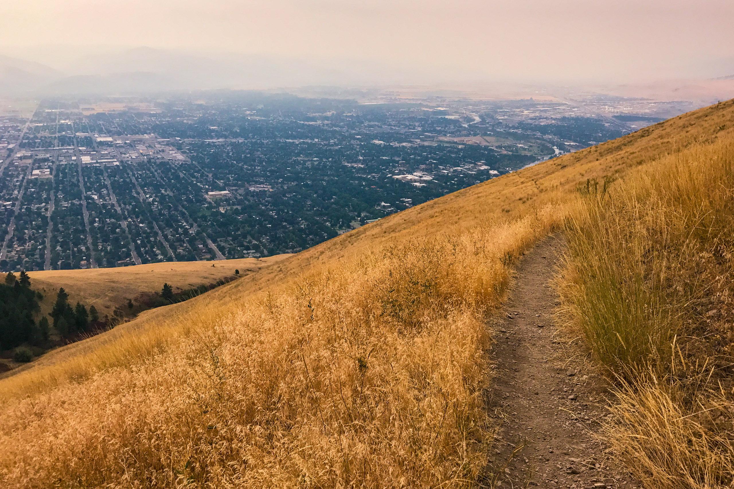Mount Sentinel via Pengelly Ridge over Missoula, Montana r/hiking