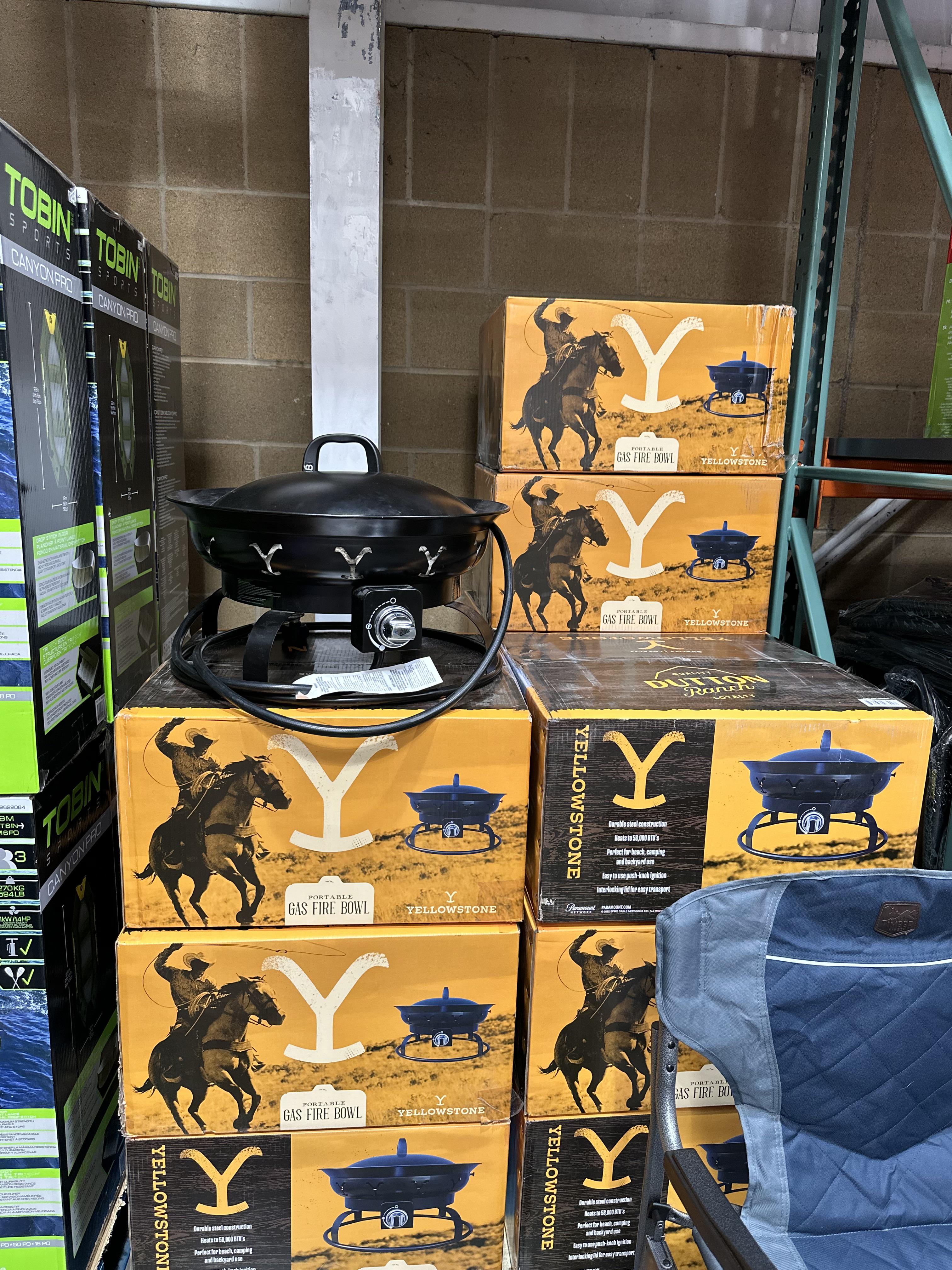 Gas Fire Pit Yellowstone 49.97 r/Costco