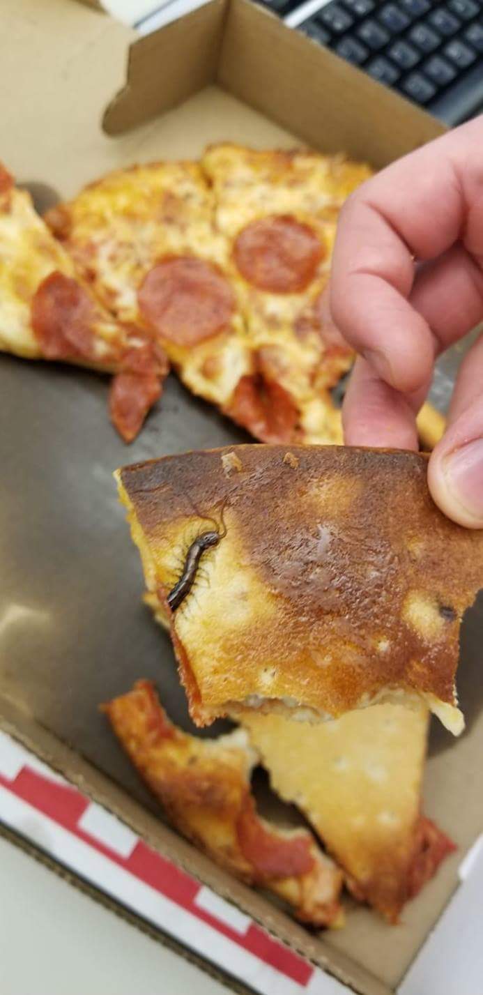 So my friend ordered a pizza, got this shittyfoodporn