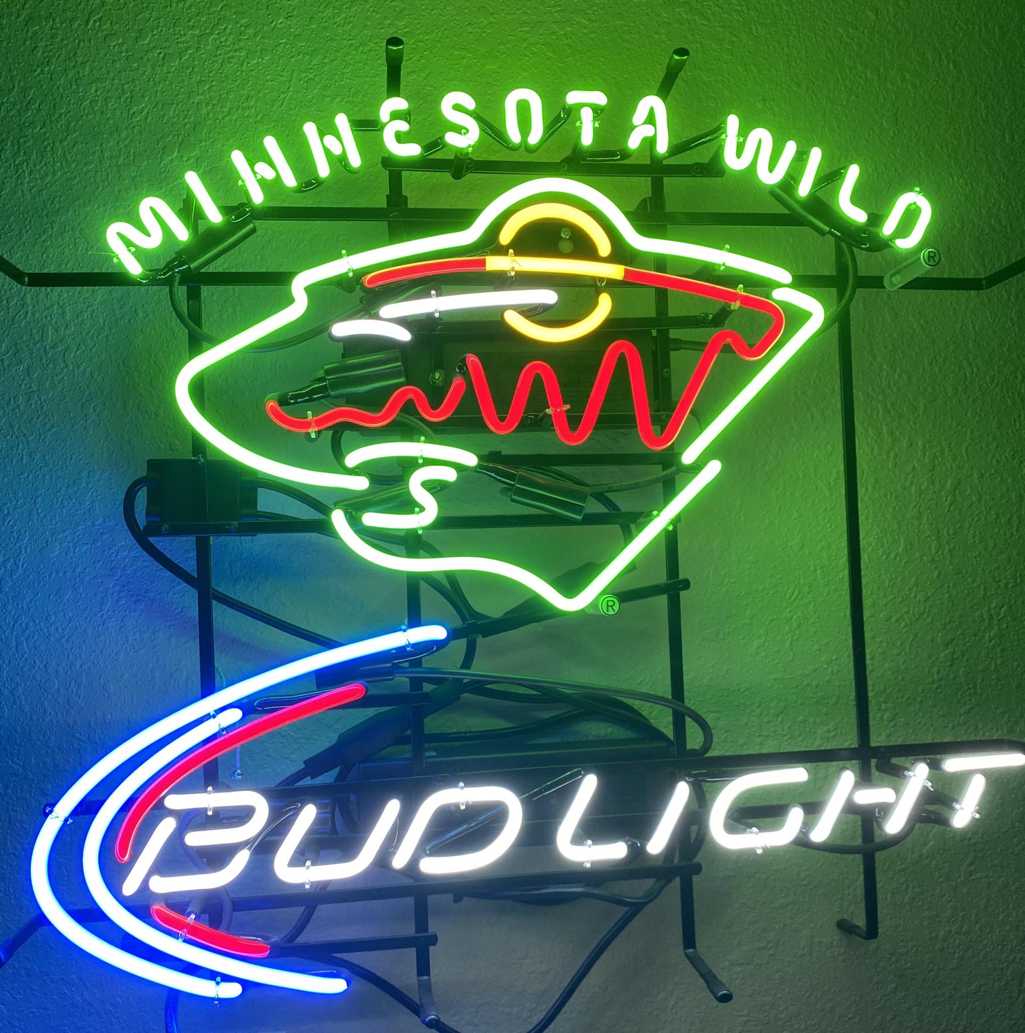 Minnesota Wild neon sign r/wildhockey
