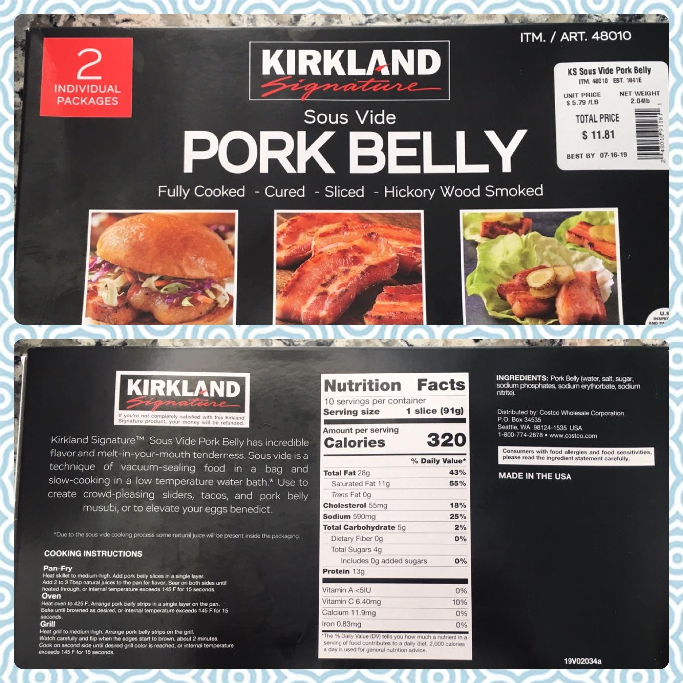 Kirkland Pulled Pork Nutrition Runners High Nutrition