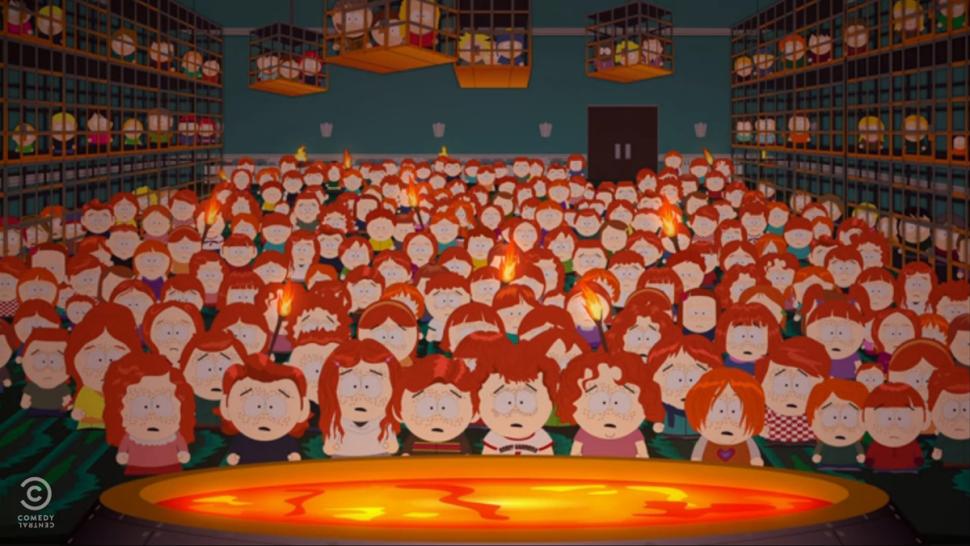 I noticed last night that Tweek and Craig are in the same cage in the