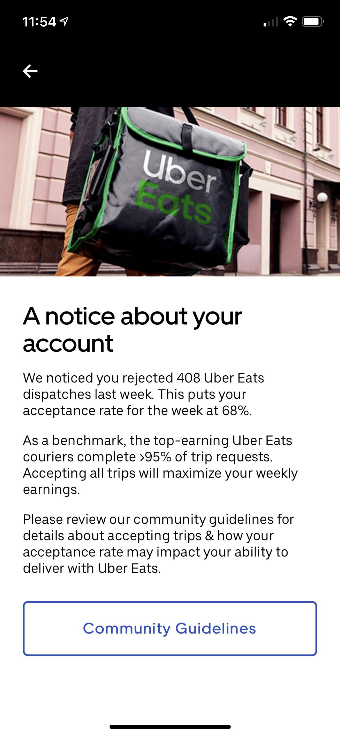 they didn’t tell me how my acceptance rate may affect my ability to