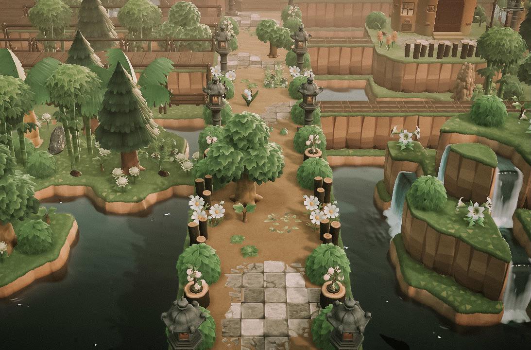 This land bridge crosses the north side of the island and takes you to