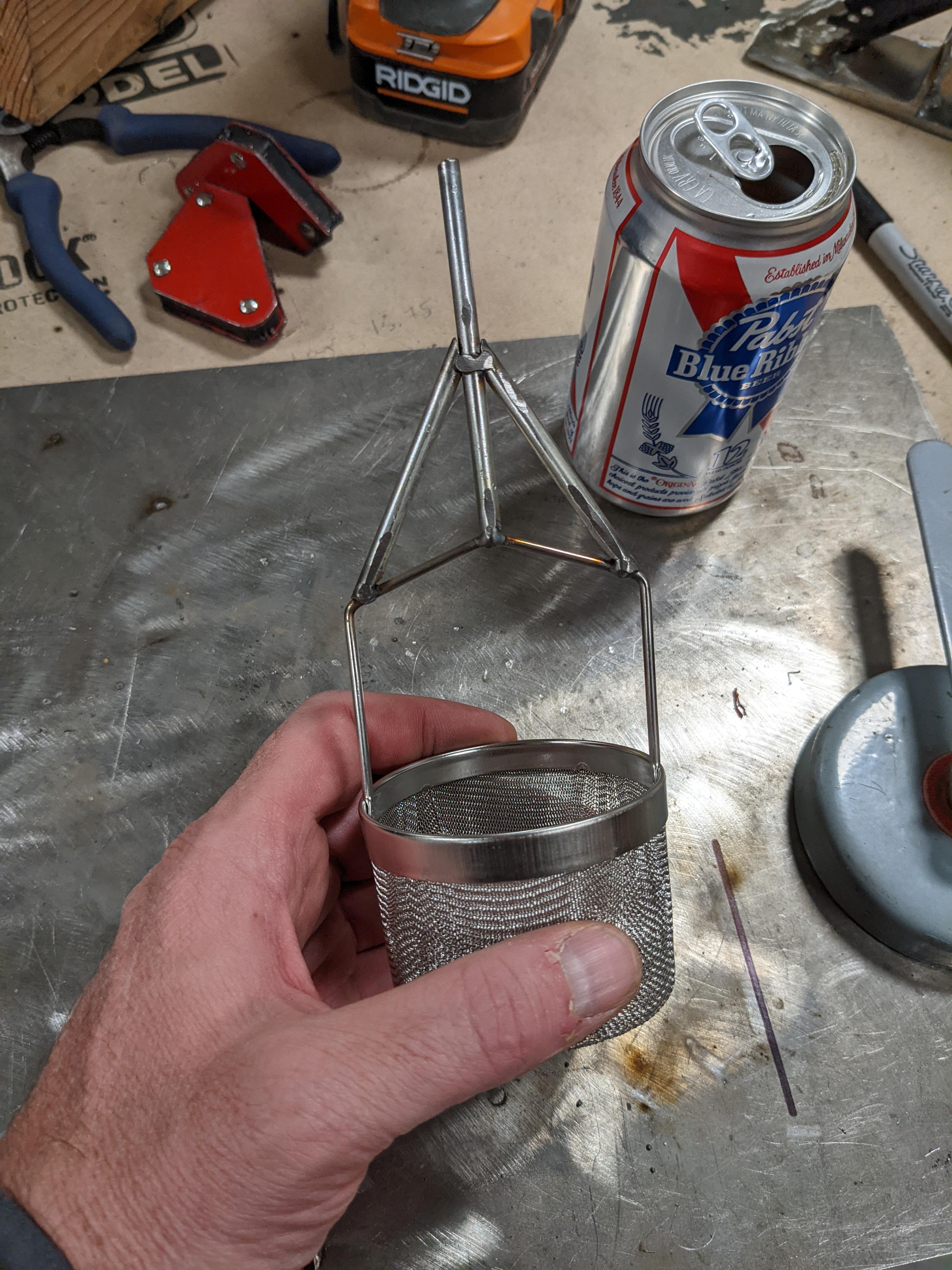 Home brew parts cleaning basket r/watchmaking