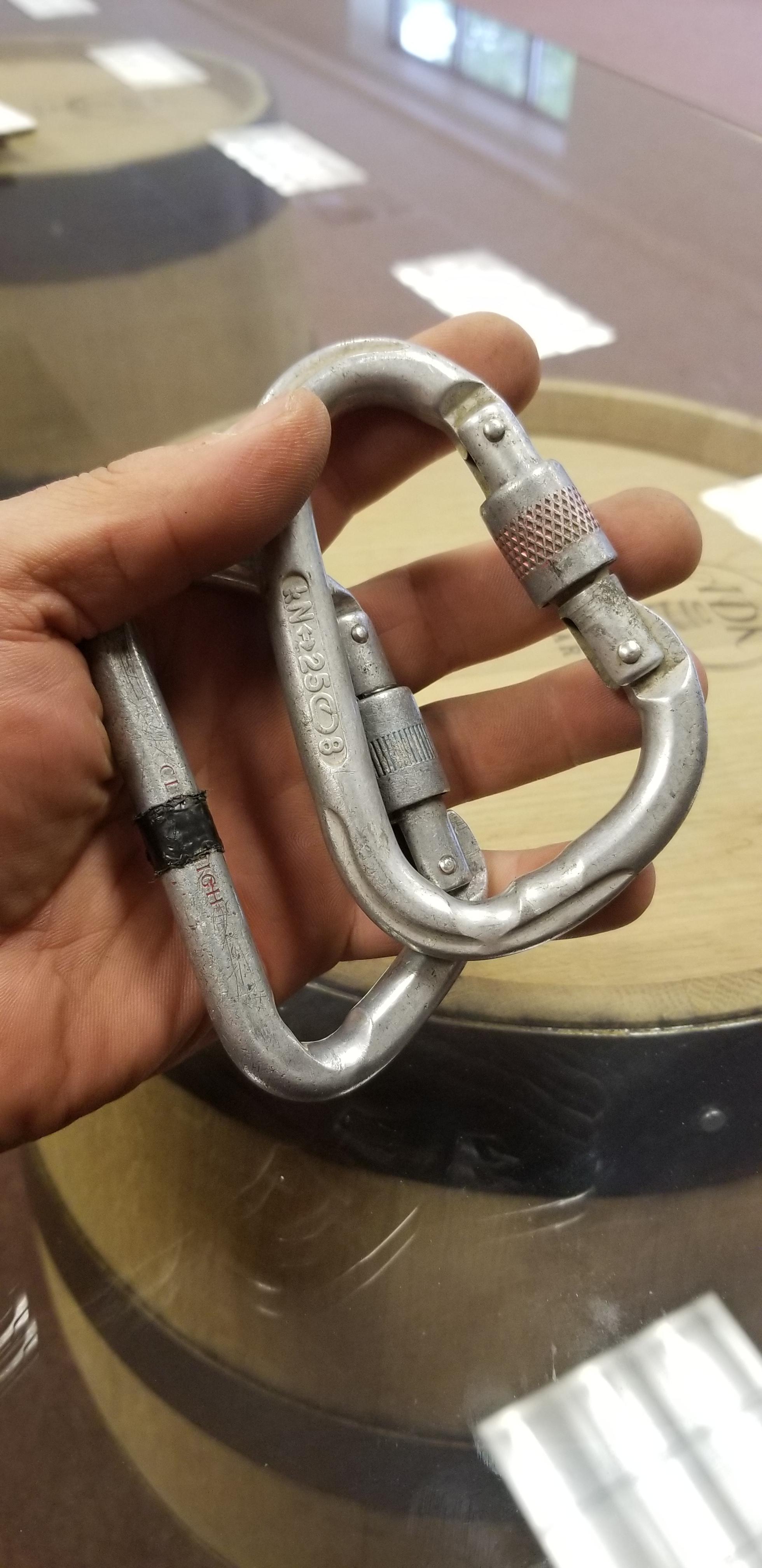 Retired biner rope burn r/climbing